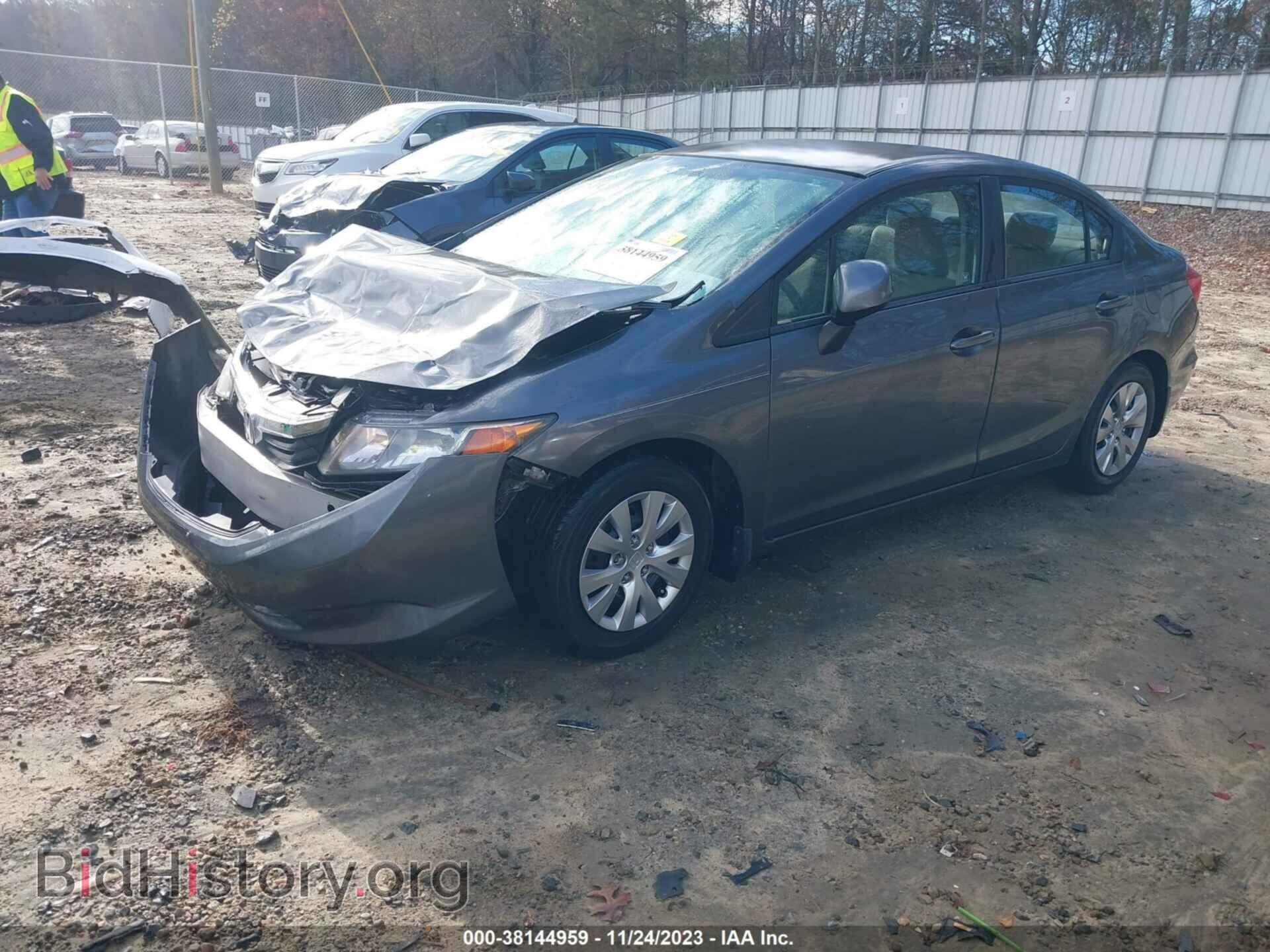 2012 HONDA CIVIC - VIN: 19XFB2F54CE022954 - Photo 2