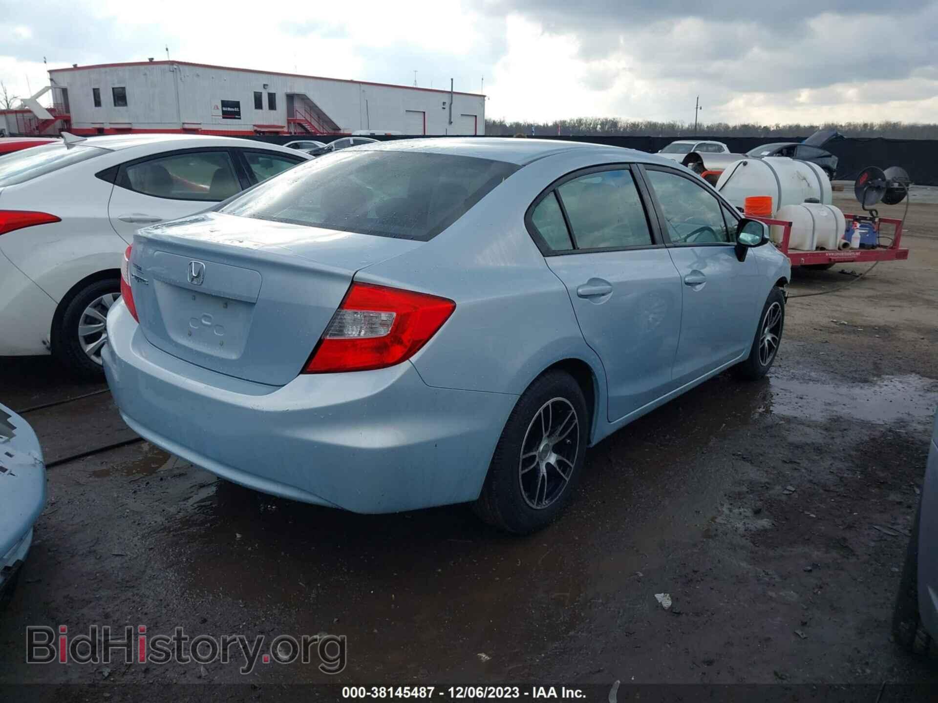 2012 HONDA CIVIC - VIN: 19XFB2F58CE340155 - Фото 4