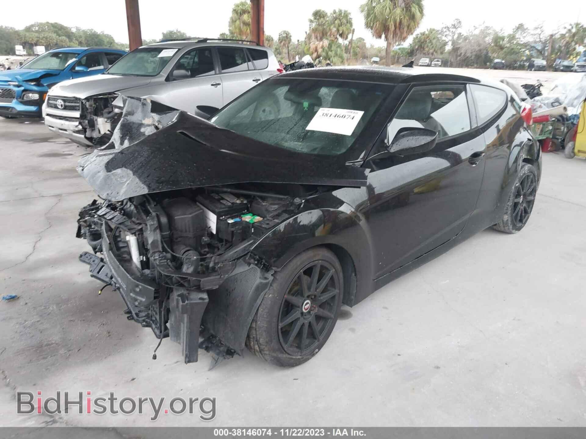 2014 HYUNDAI VELOSTER - VIN: KMHTC6AD3EU215716 - Фото 2