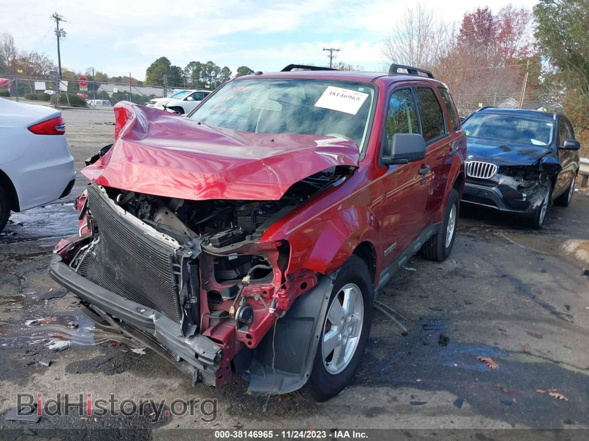 2008 FORD ESCAPE - VIN: 1FMCU03108KD30268 - Фото 2