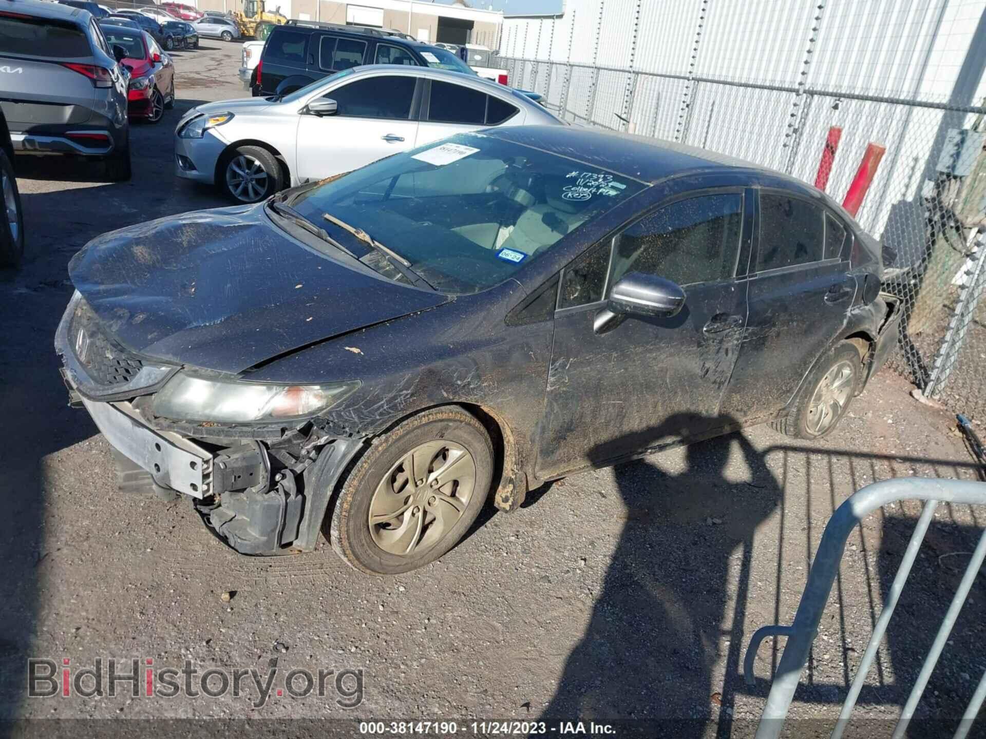 2014 HONDA CIVIC - VIN: 19XFB2F52EE026407 - Фото 2