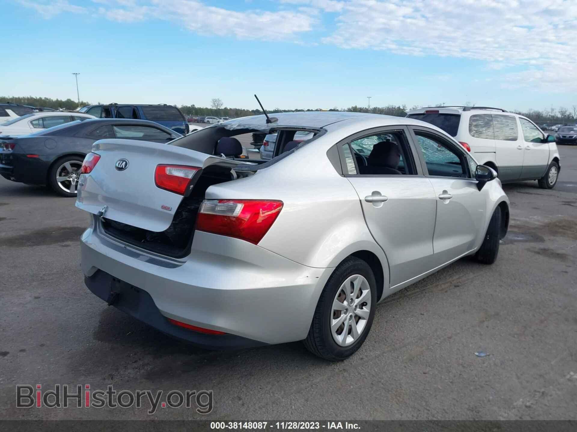 2016 KIA RIO - VIN: KNADM4A32G6593502 - Фото 4