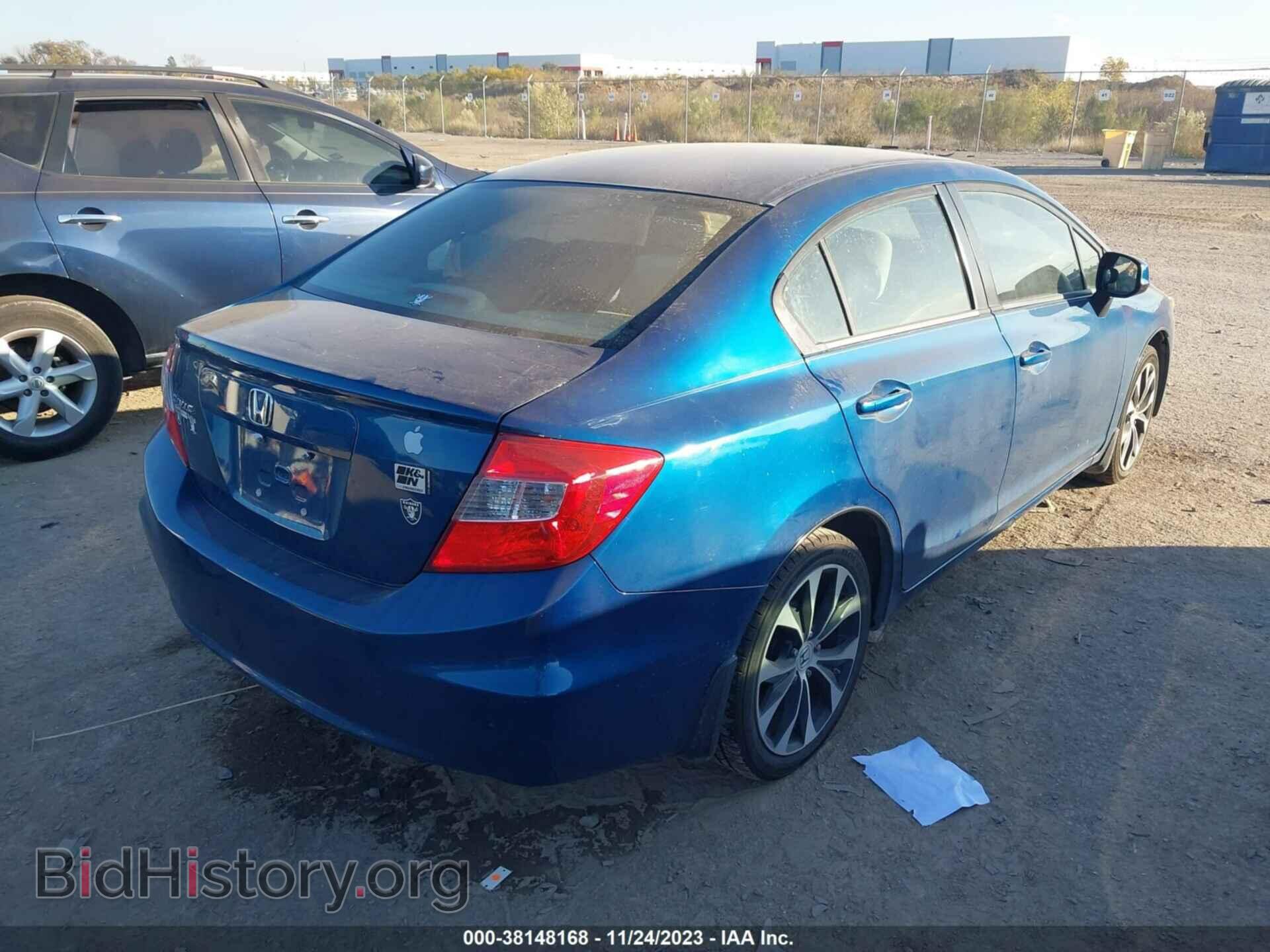 2012 HONDA CIVIC - VIN: 2HGFB2F57CH542538 - Фото 4