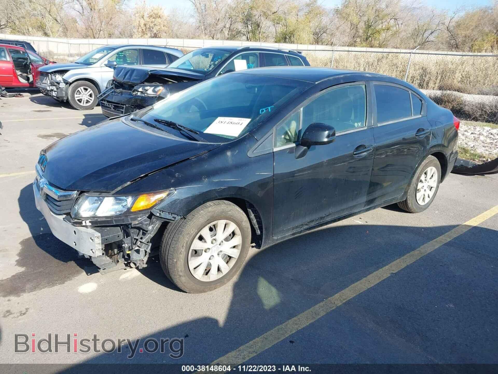2012 HONDA CIVIC - VIN: JHMFB2F59CS005661 - Photo 2