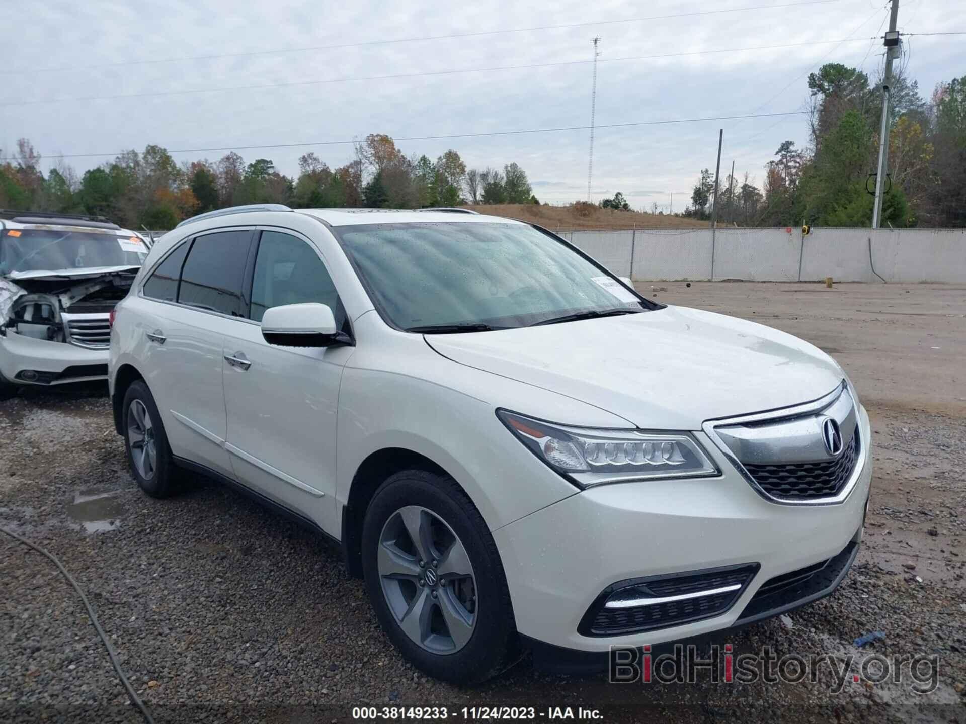 Photo 5FRYD4H21GB022328 - ACURA MDX 2016