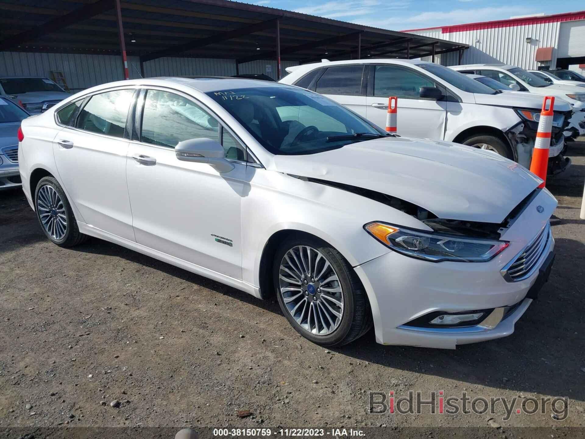 Фотография 3FA6P0SU3HR187760 - FORD FUSION ENERGI 2017