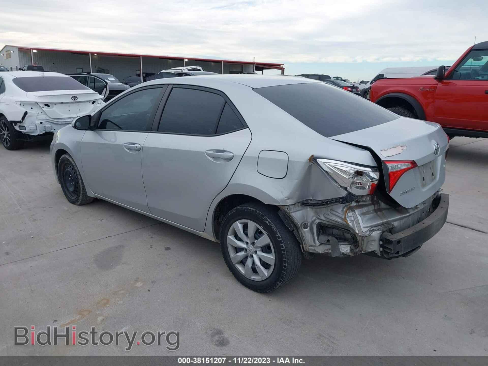 2015 TOYOTA COROLLA - VIN: 5YFBURHE1FP257152 - Фото 3