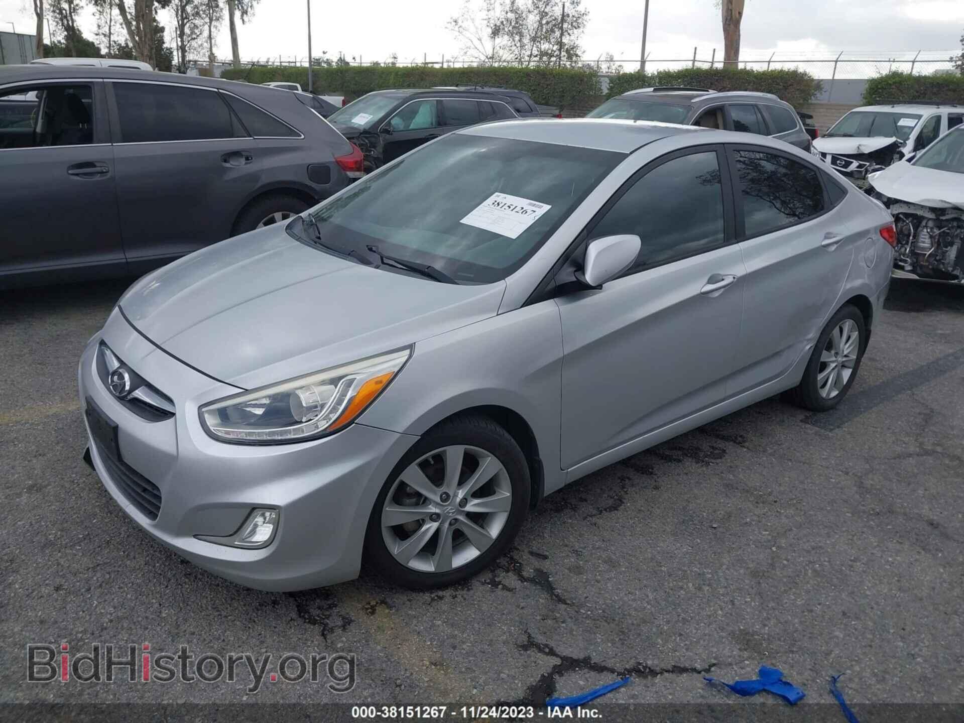 2014 HYUNDAI ACCENT - VIN: KMHCU4AE3EU762043 - Фото 2