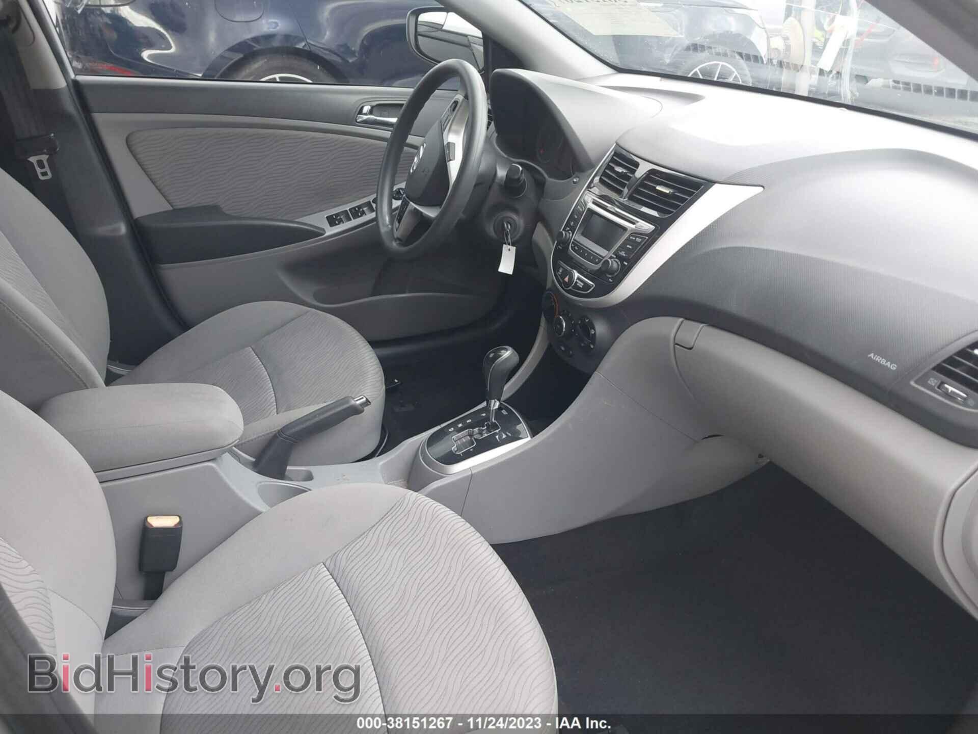 2014 HYUNDAI ACCENT - VIN: KMHCU4AE3EU762043 - Фото 5