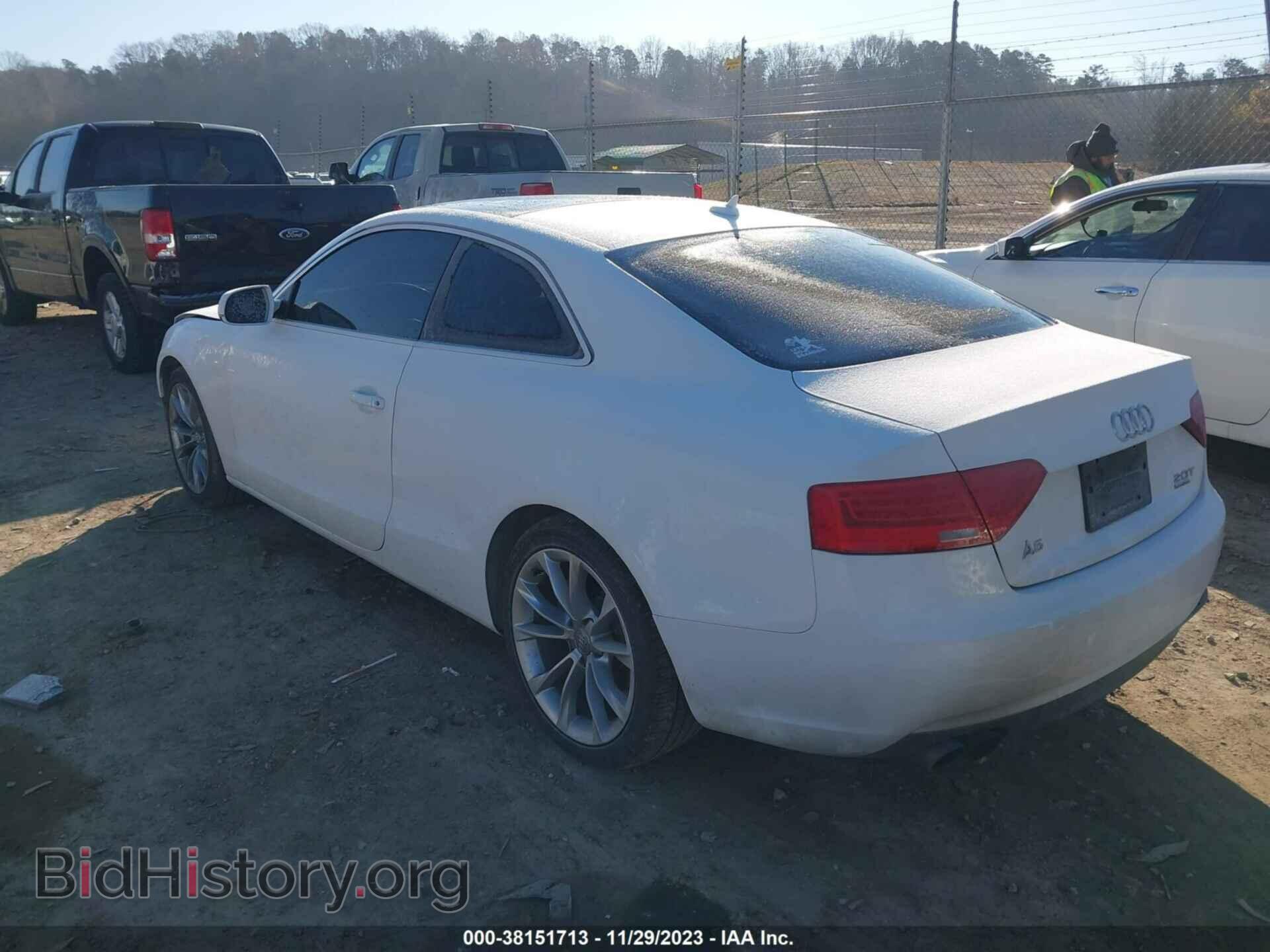 2013 AUDI A5 - VIN: WAULFAFR2DA000795 - Фото 3