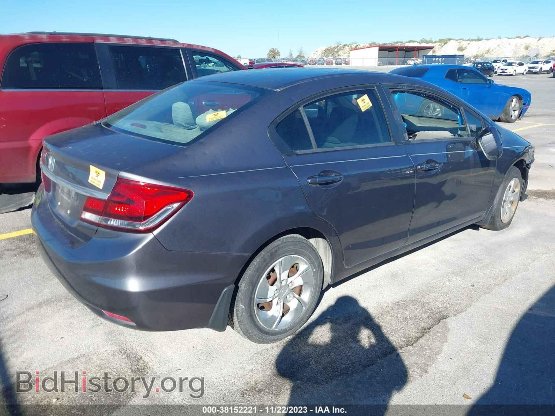 2014 HONDA CIVIC - VIN: 19XFB2F59EE019647 - Photo 4