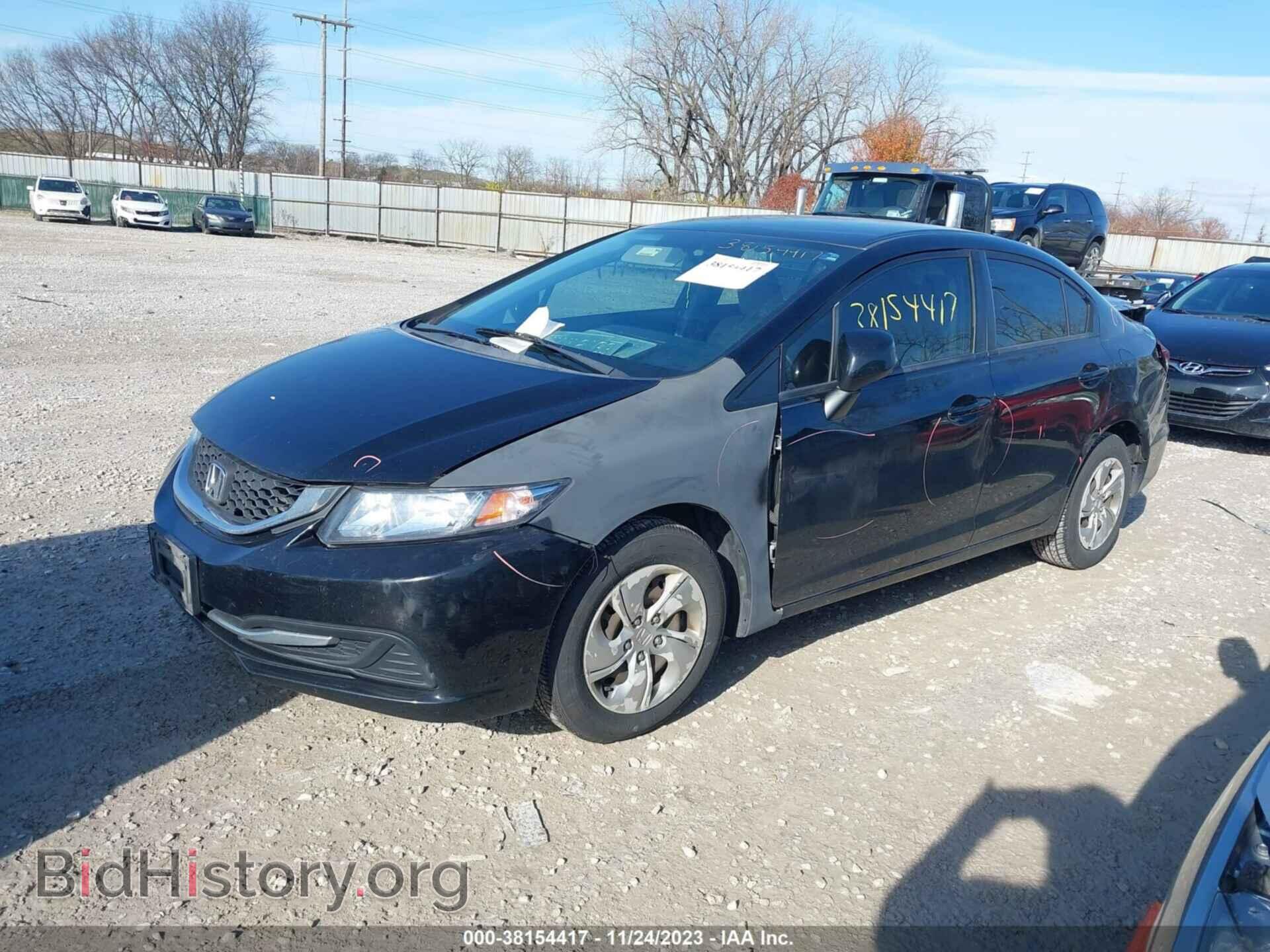 2013 HONDA CIVIC - VIN: 19XFB2F57DE077853 - Фото 2