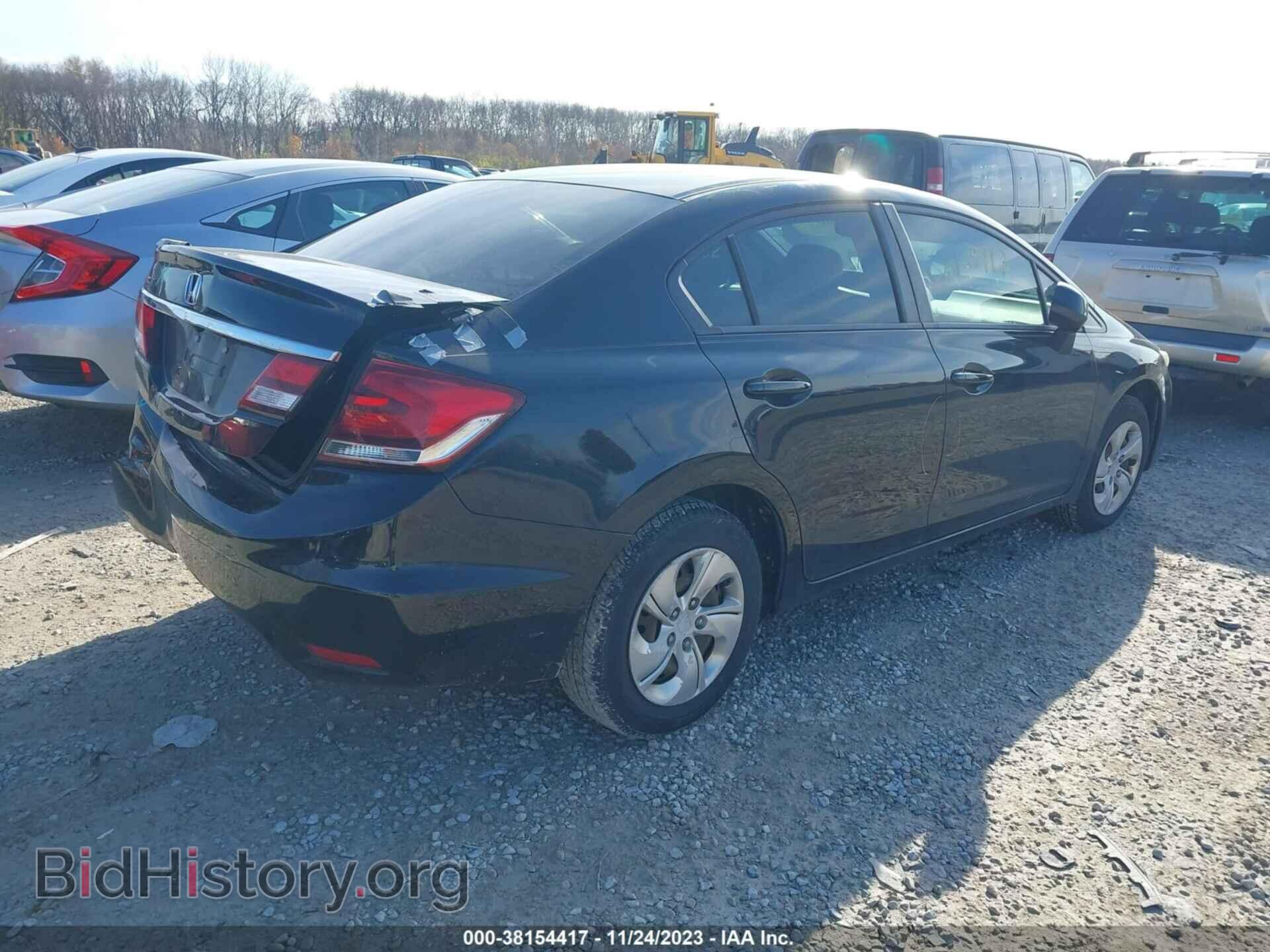 2013 HONDA CIVIC - VIN: 19XFB2F57DE077853 - Фото 4
