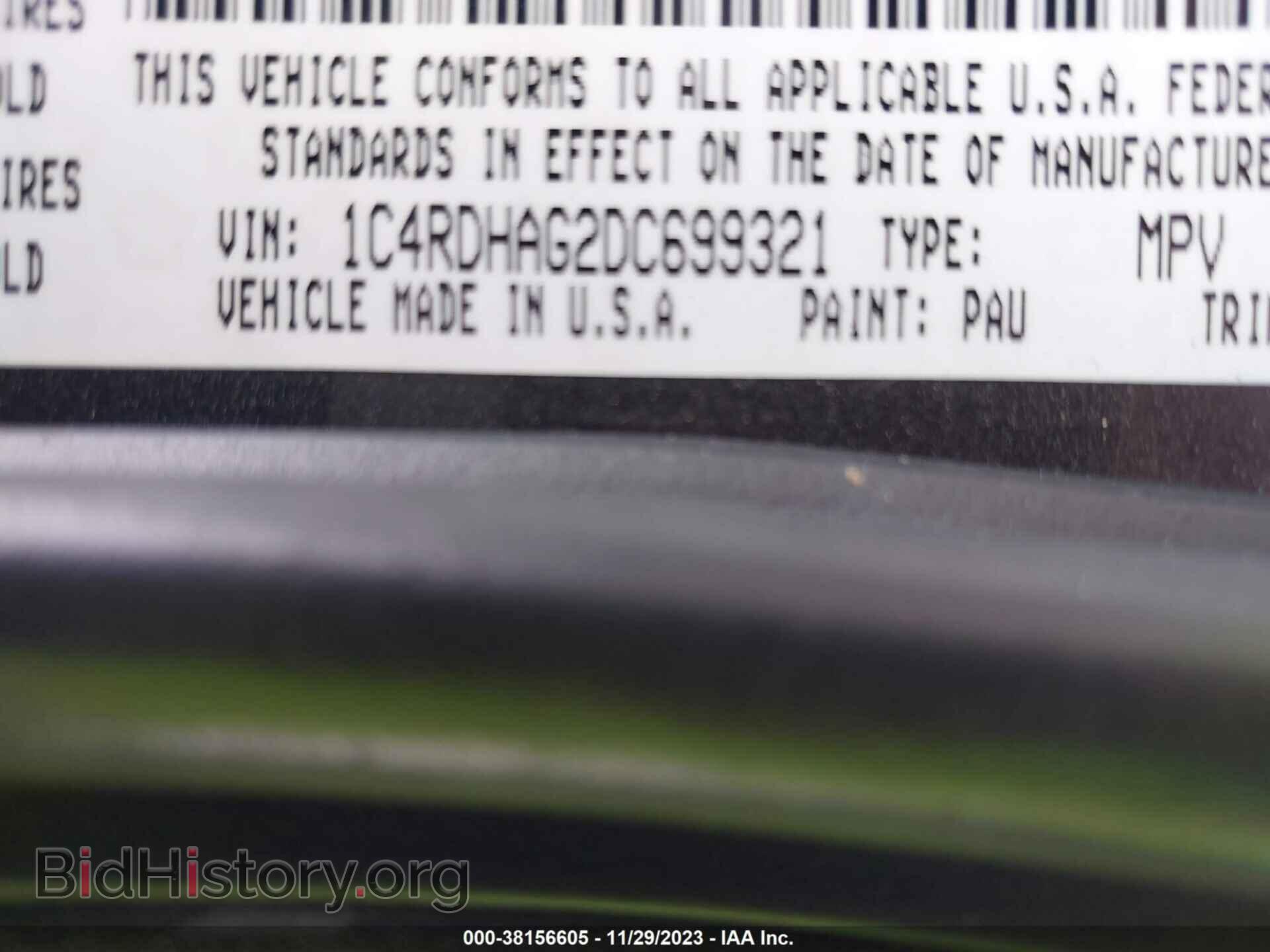 2013 DODGE DURANGO - VIN: 1C4RDHAG2DC699321 - Фото 9