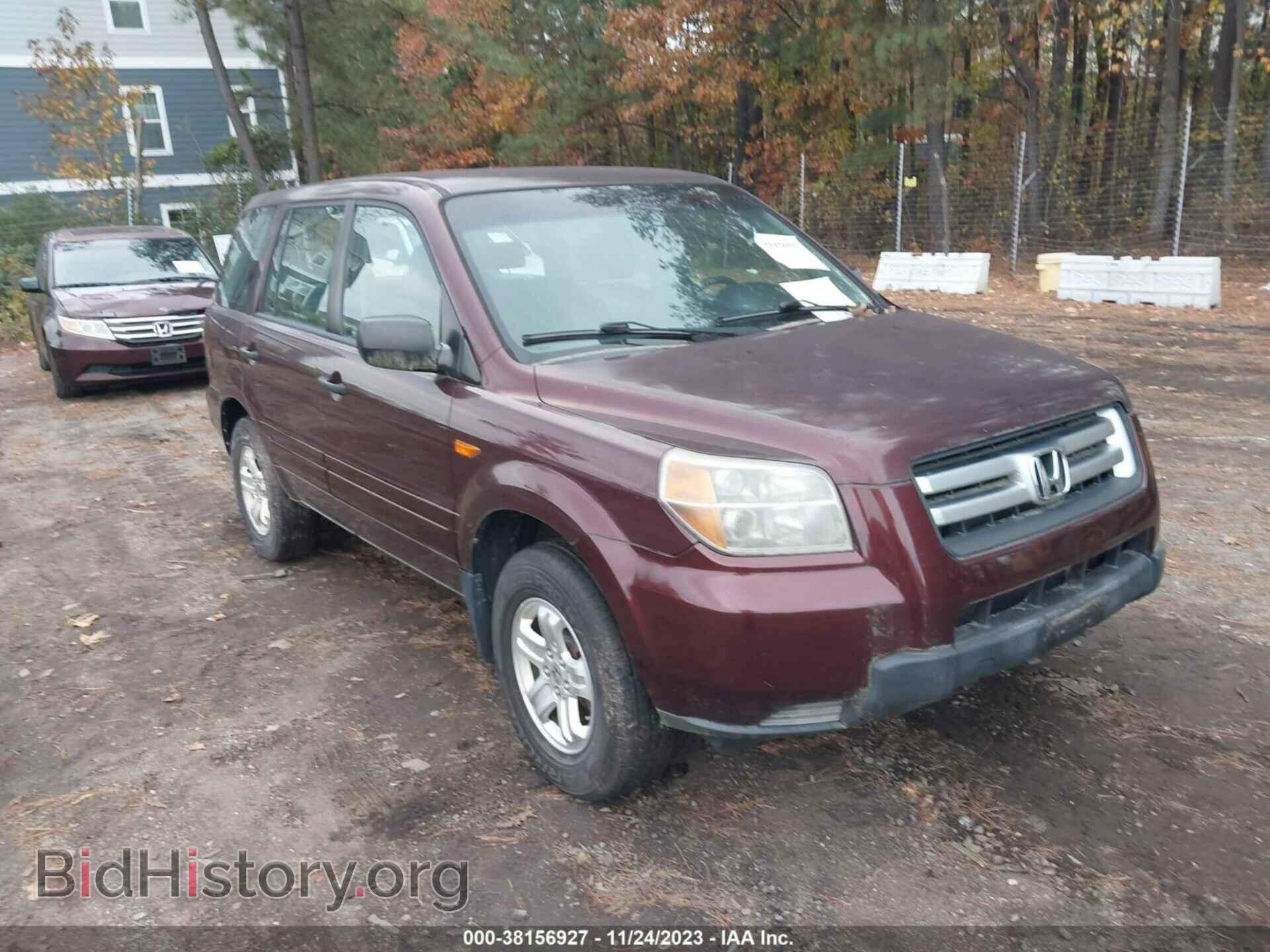 Photo 5FNYF28117B033515 - HONDA PILOT 2007