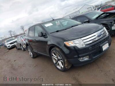 2008 Ford EDGE SEL, black — VIN 2FMDK48CX8BB19617, IAAI