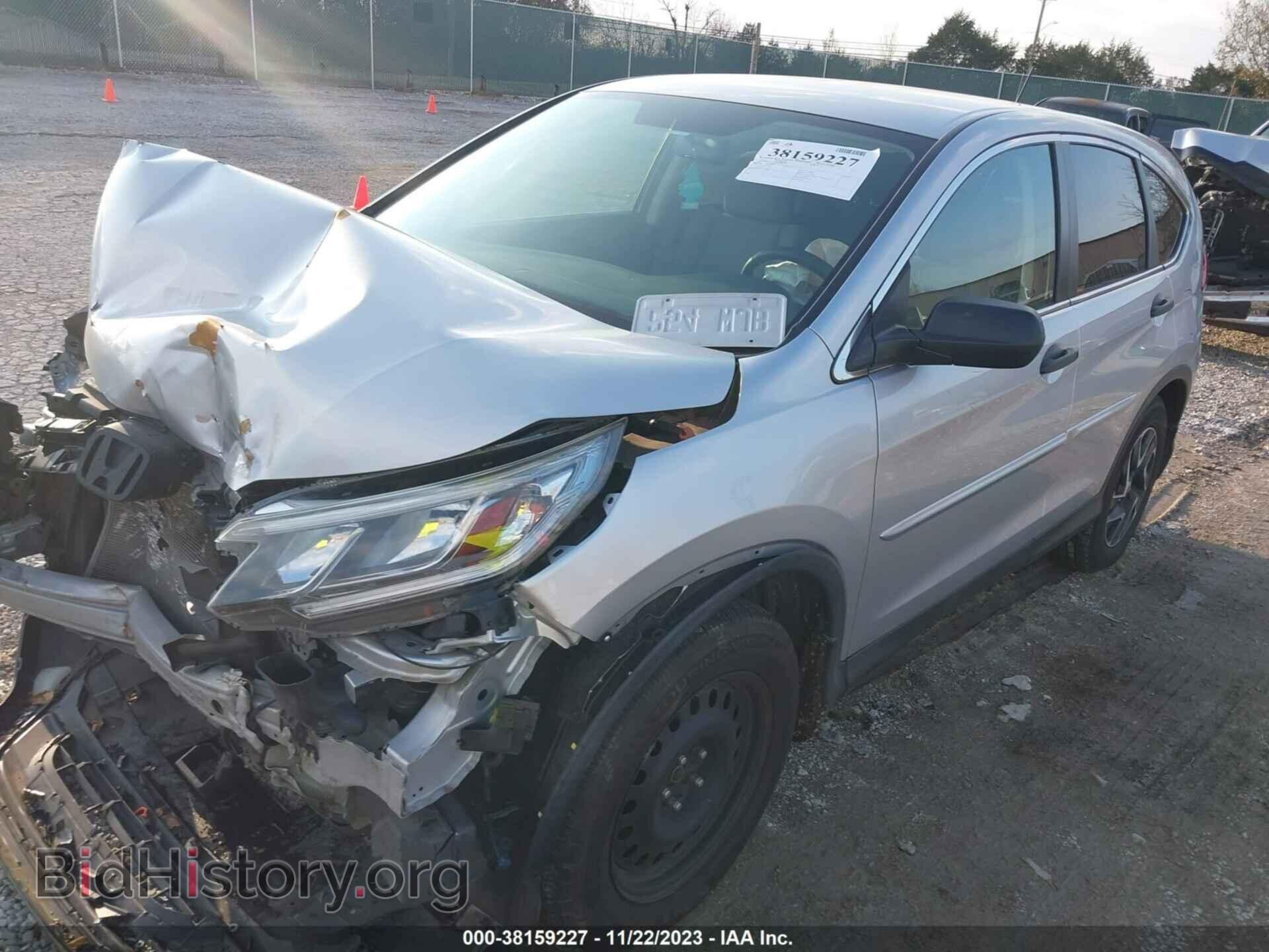2016 HONDA CR-V - VIN: 5J6RM4H42GL086635 - Фото 2