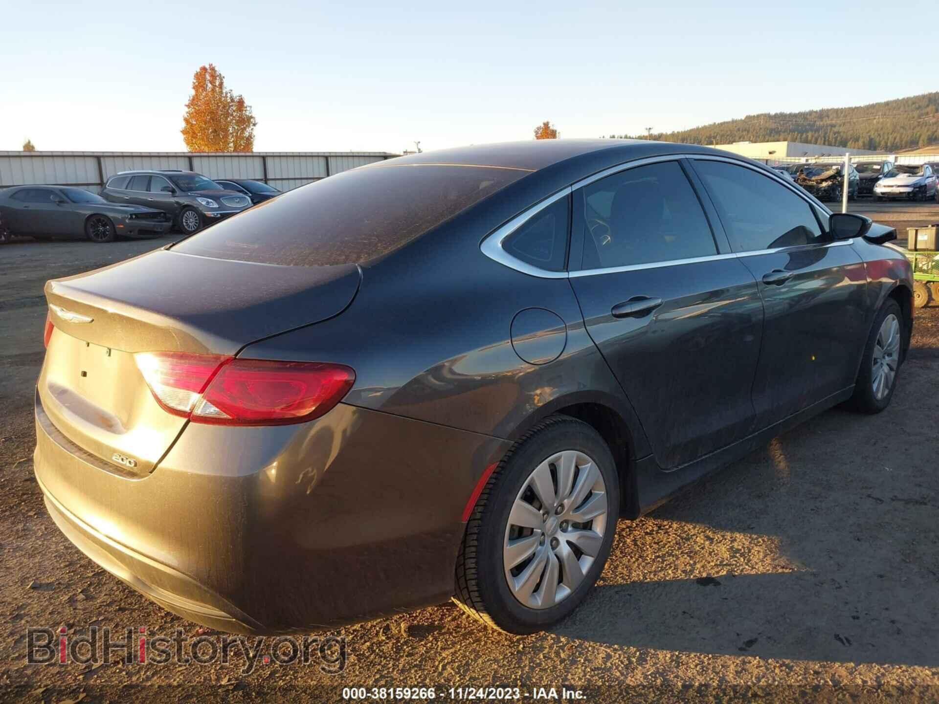 2016 CHRYSLER 200 - VIN: 1C3CCCFB4GN130962 - Фото 4