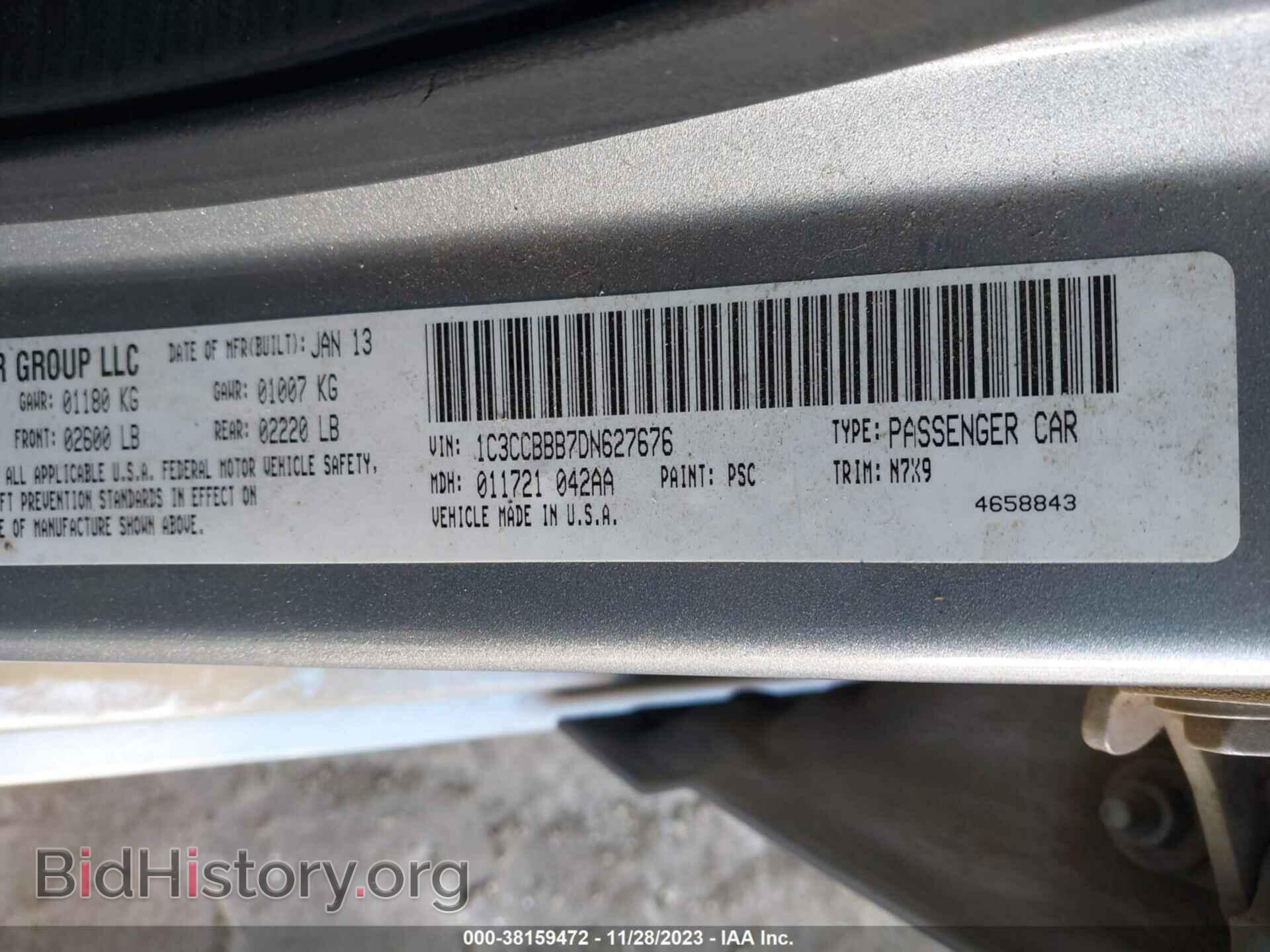 2013 CHRYSLER 200 - VIN: 1C3CCBBB7DN627676 - Photo 9
