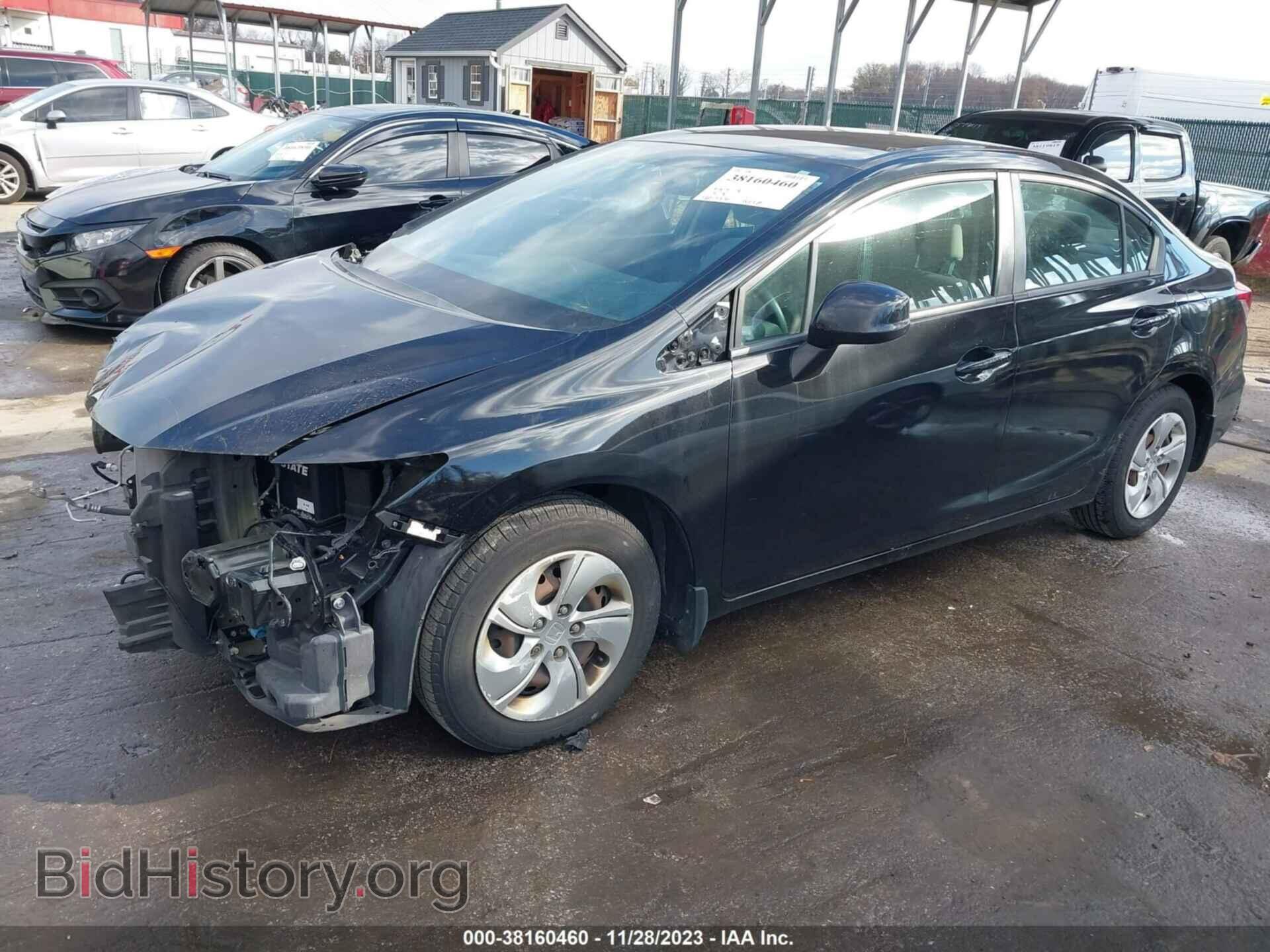 2013 HONDA CIVIC - VIN: 2HGFB2F55DH591027 - Фото 2