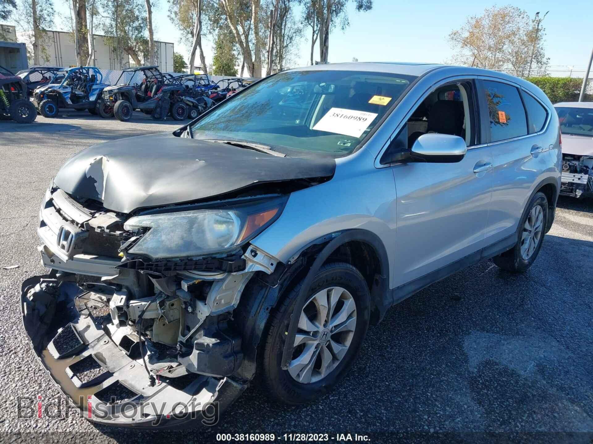 2012 HONDA CR-V - VIN: 2HKRM3H53CH509357 - Фото 2