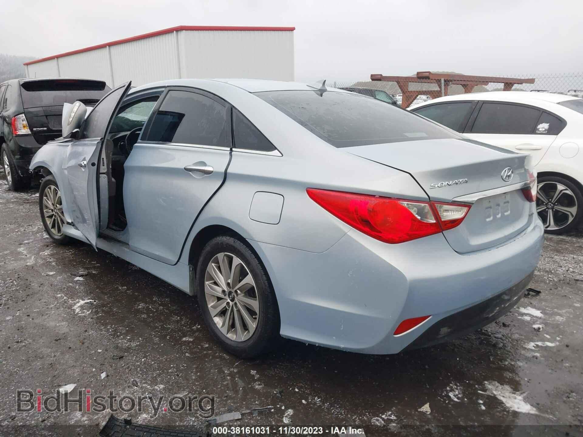2014 HYUNDAI SONATA - VIN: 5NPEC4AC6EH857043 - Фото 3