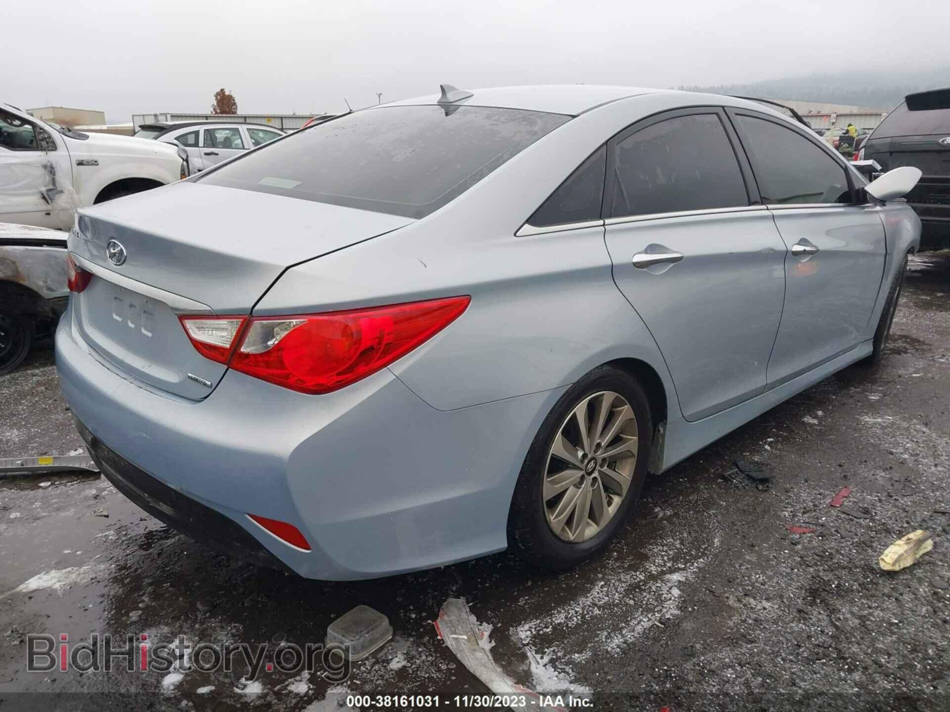 2014 HYUNDAI SONATA - VIN: 5NPEC4AC6EH857043 - Фото 4