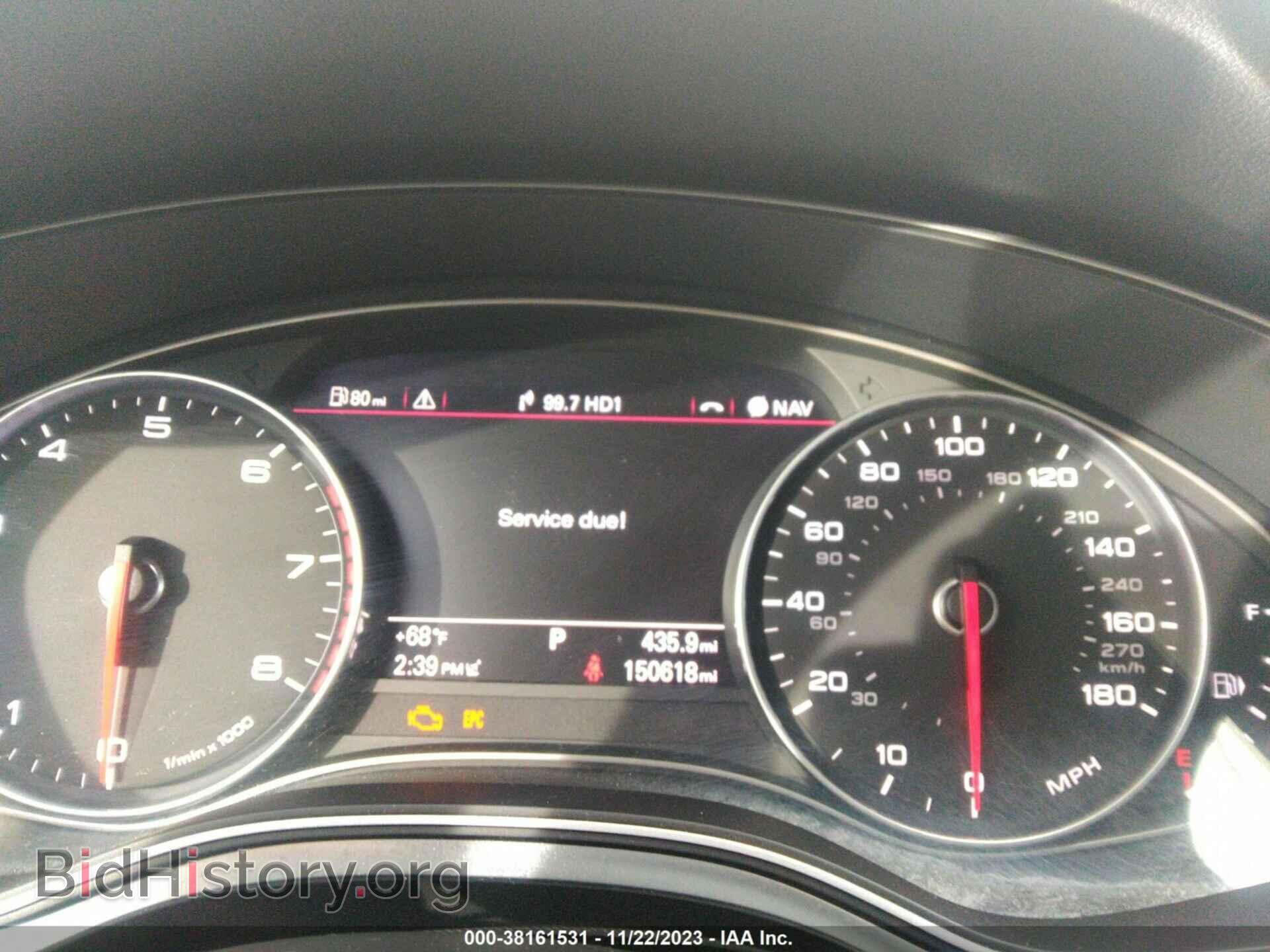 2012 AUDI A6 - VIN: WAUGGAFC1CN081502 - Фото 7
