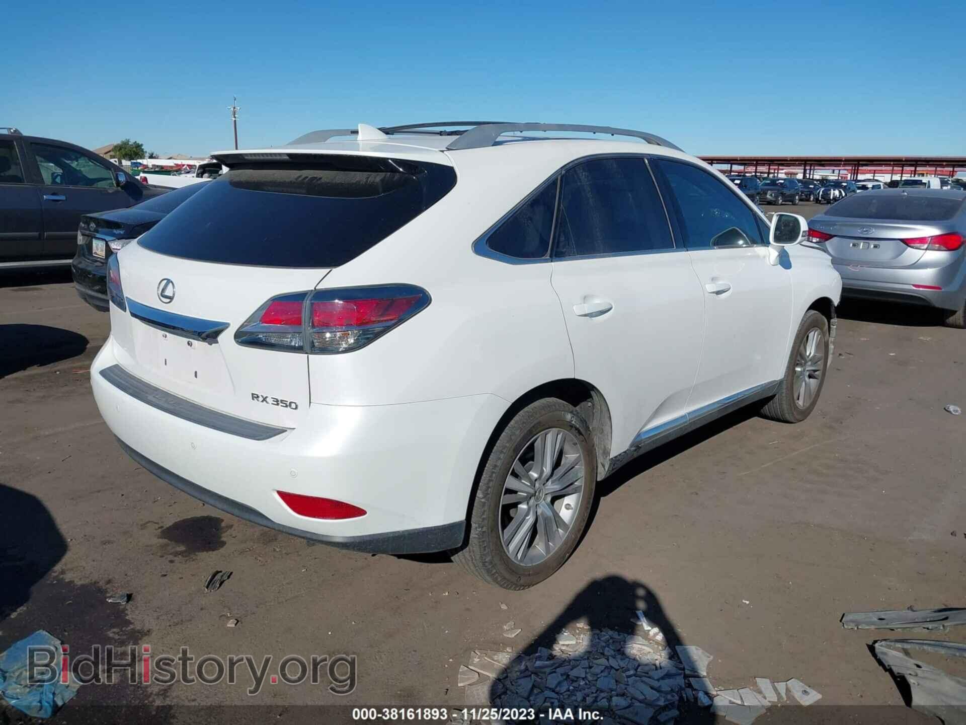 2015 LEXUS RX 350 - VIN: 2T2BK1BA1FC323417 - Фото 4