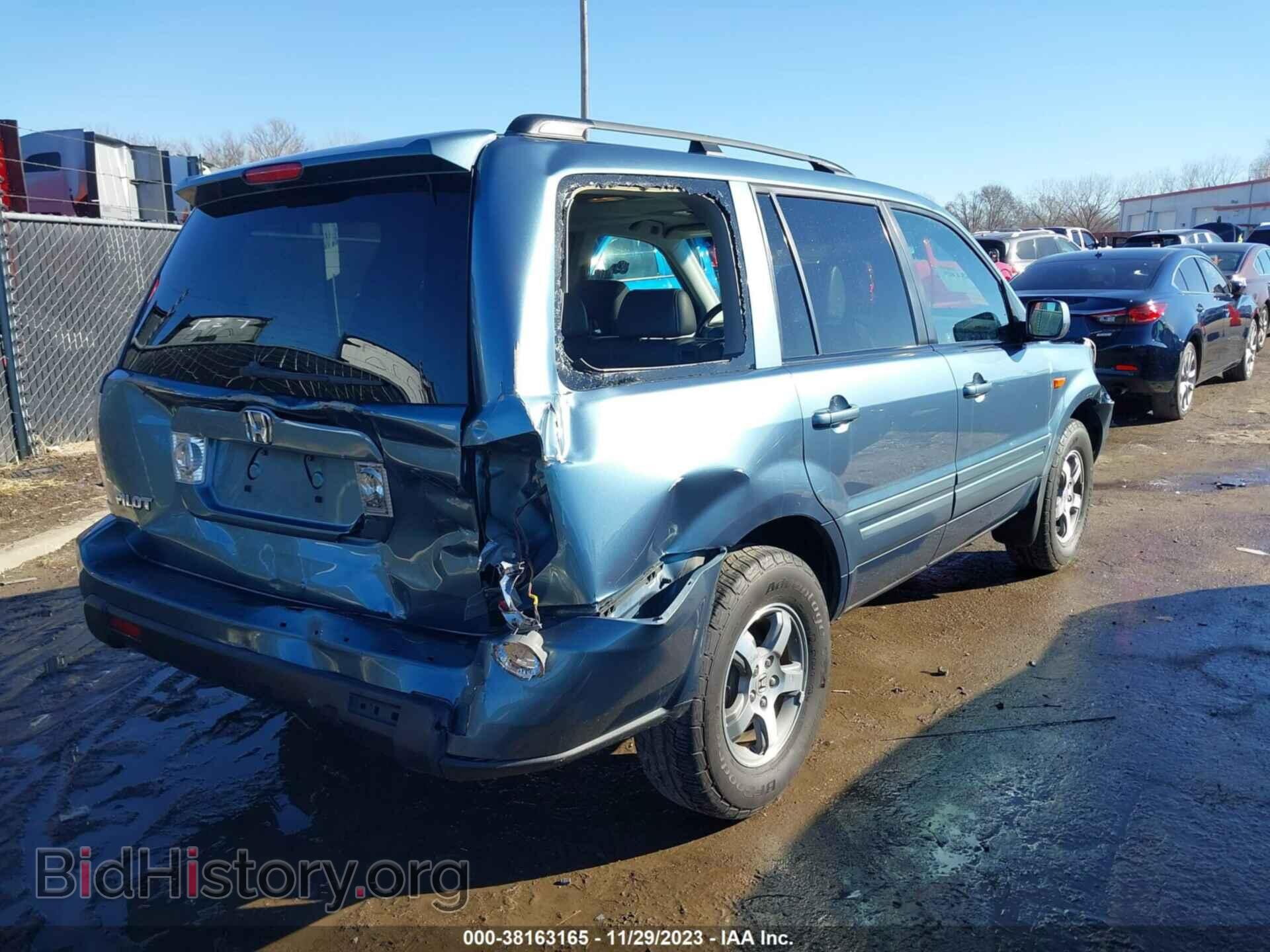 2007 HONDA PILOT - VIN: 5FNYF28507B013758 - Photo 4