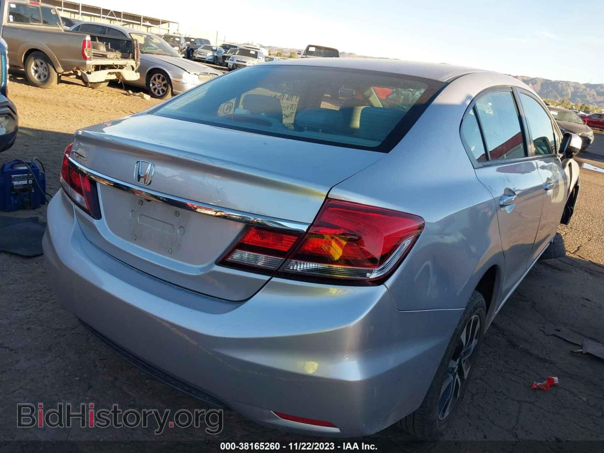 2014 HONDA CIVIC - VIN: 19XFB2F8XEE019070 - Фото 4