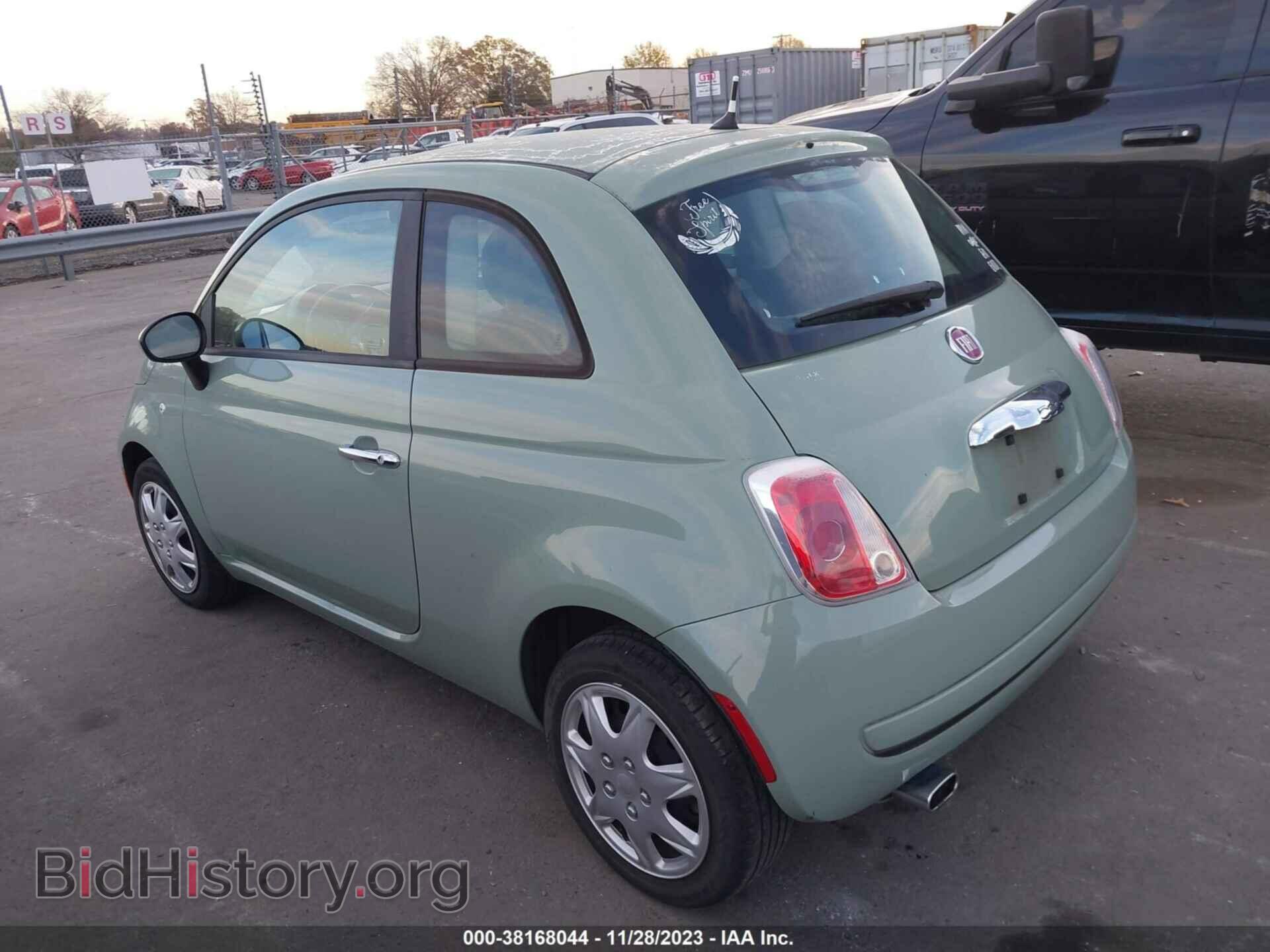 2012 FIAT 500 - VIN: 3C3CFFAR8CT381409 - Photo 3