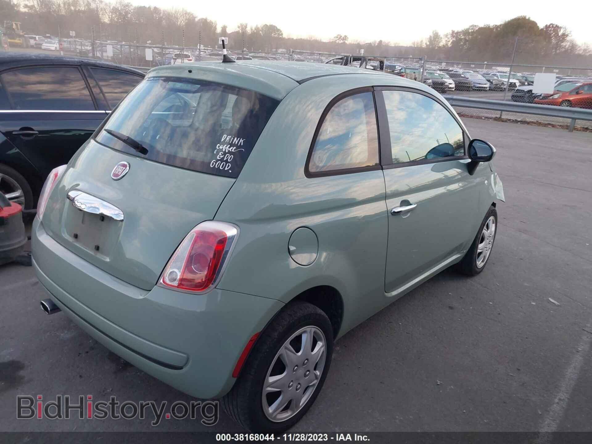 2012 FIAT 500 - VIN: 3C3CFFAR8CT381409 - Photo 4