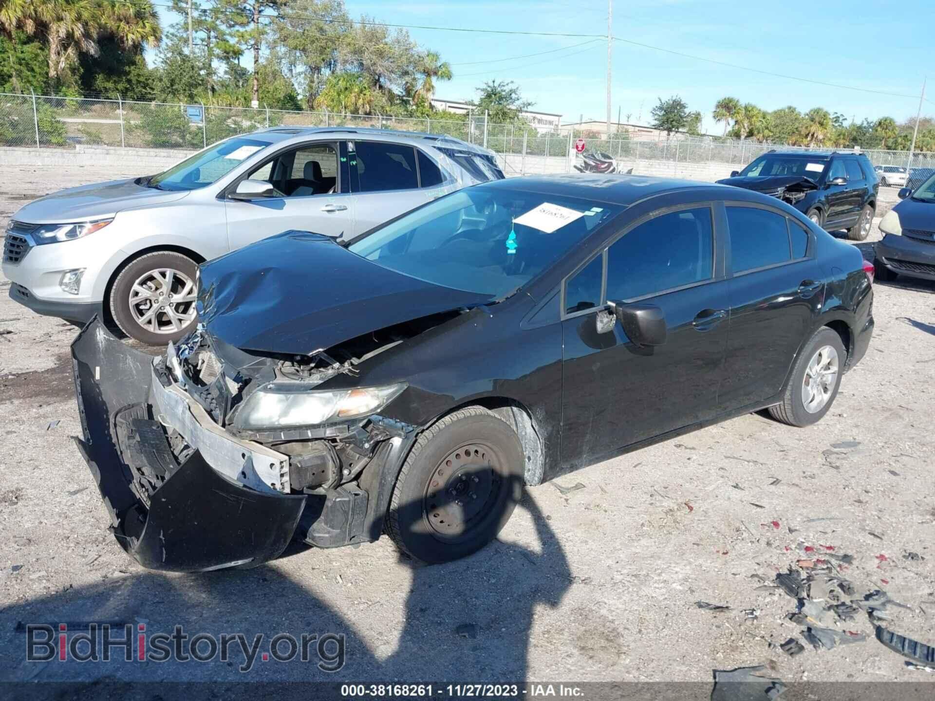2013 HONDA CIVIC - VIN: 19XFB2F58DE033456 - Фото 2