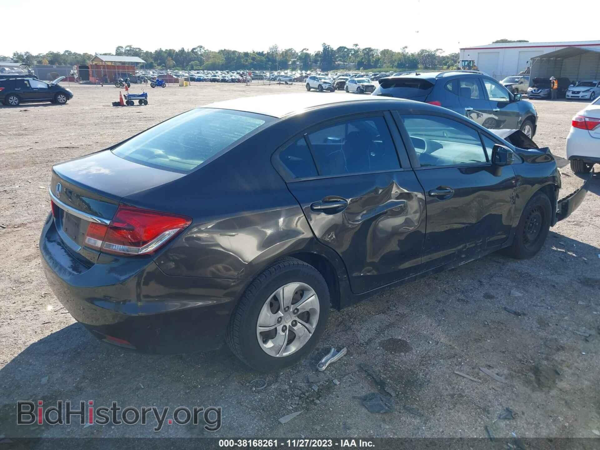 2013 HONDA CIVIC - VIN: 19XFB2F58DE033456 - Фото 4