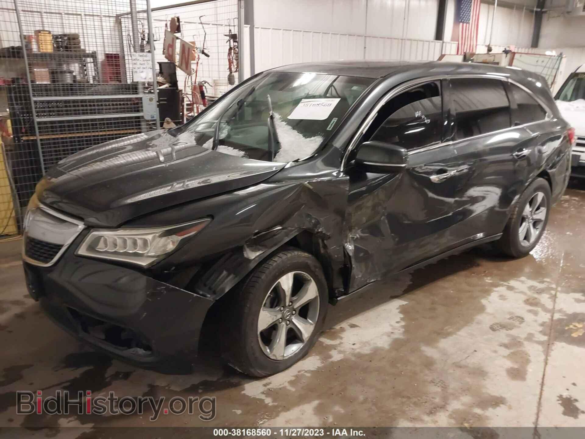 2016 ACURA MDX - VIN: 5FRYD3H29GB003584 - Фото 2