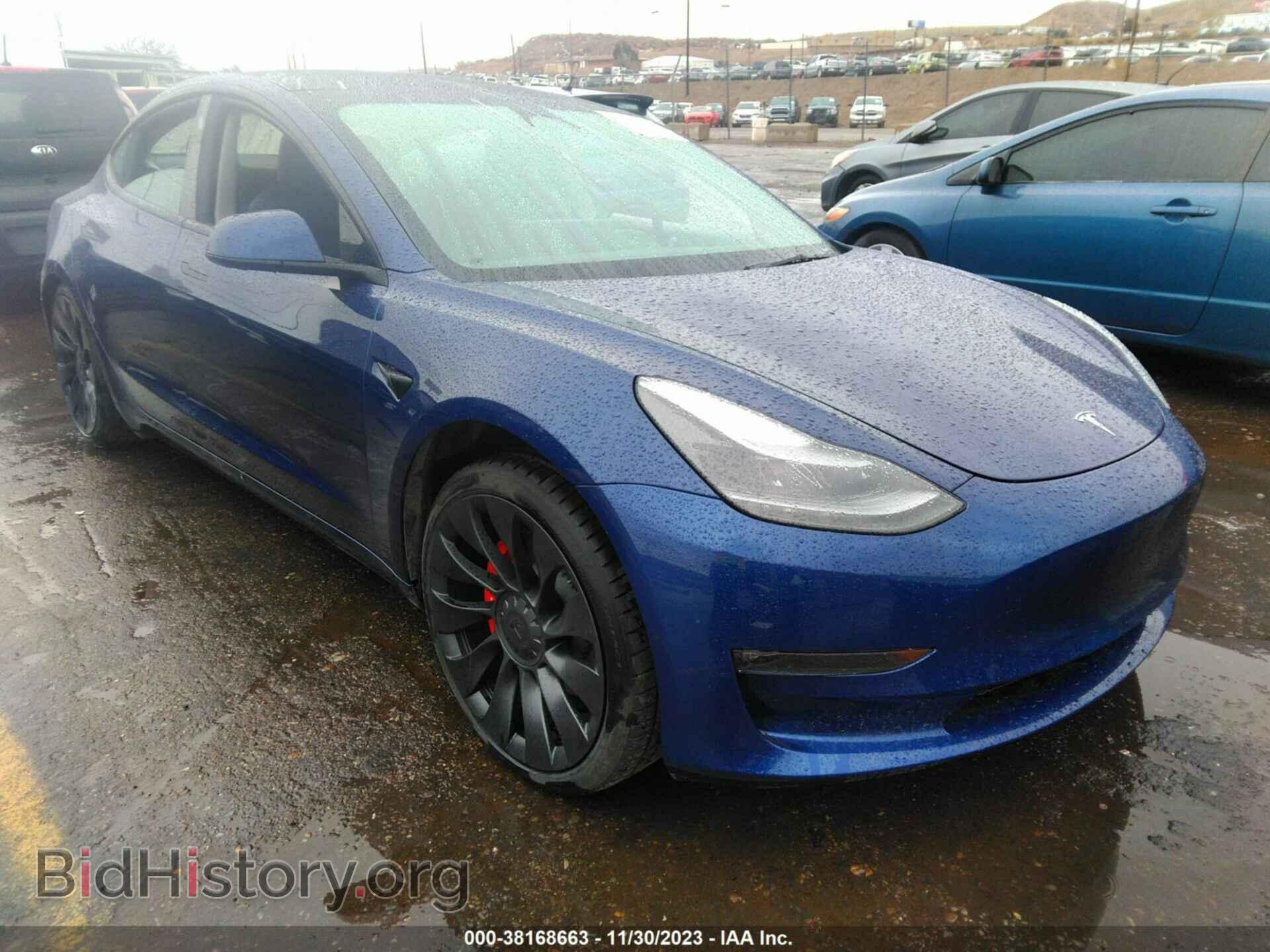 Фотография 5YJ3E1EC6PF587257 - TESLA MODEL 3 2023