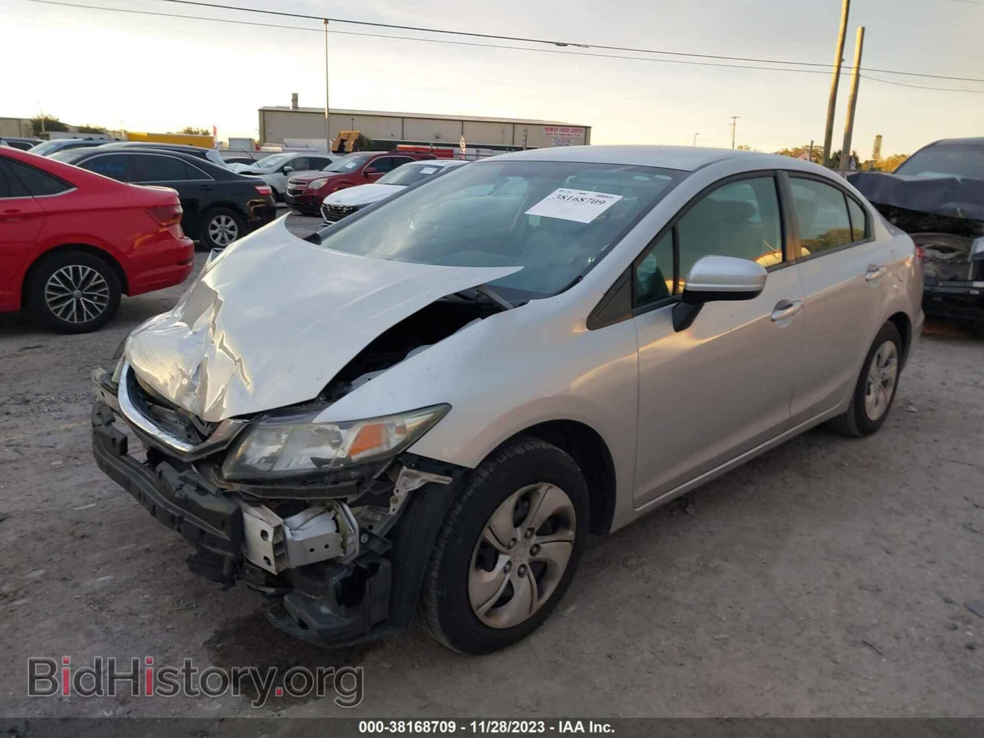 2014 HONDA CIVIC - VIN: 2HGFB2F5XEH514509 - Photo 2