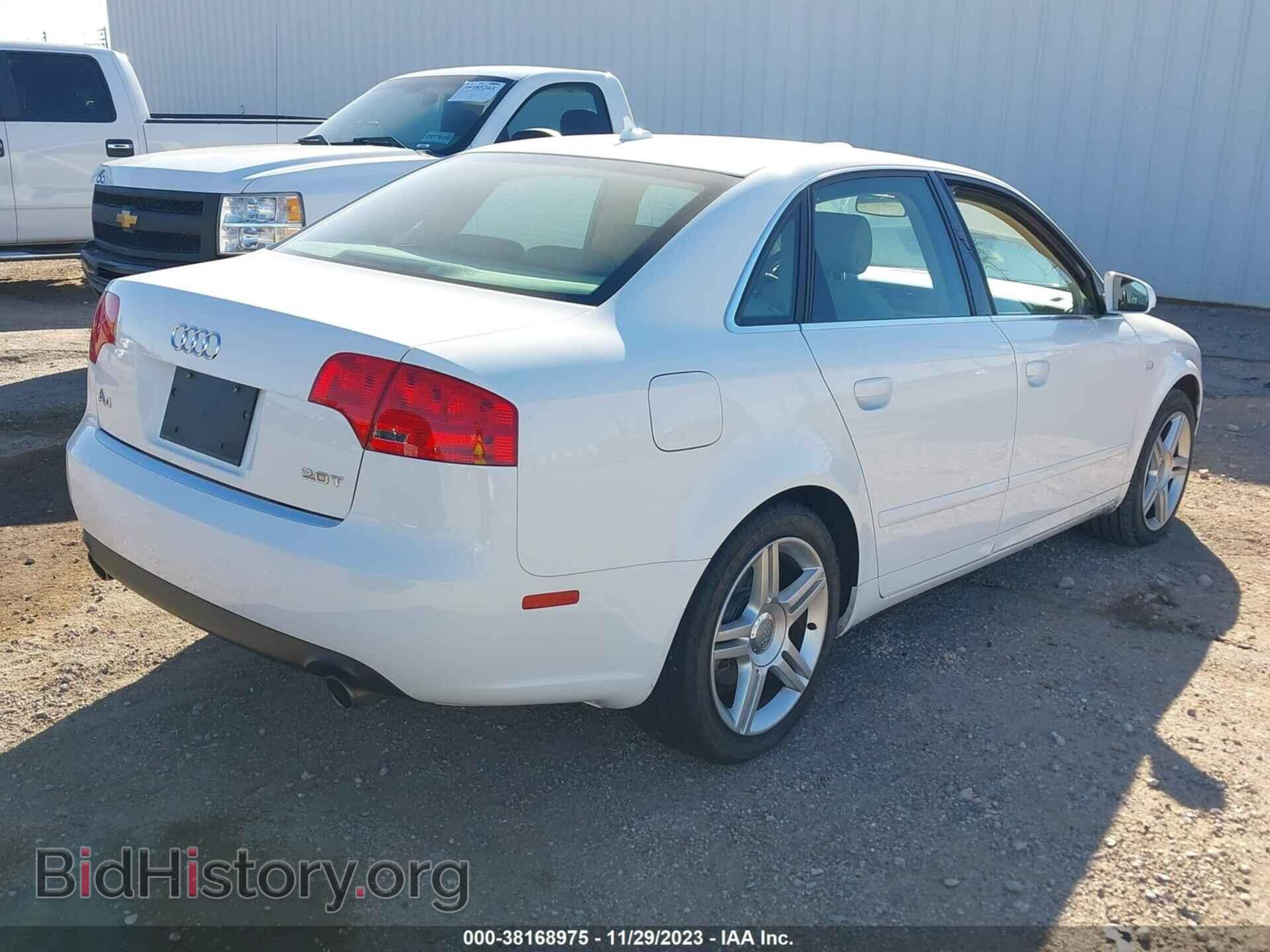 2007 AUDI A4 - VIN: WAUAF78E87A247473 - Фото 4