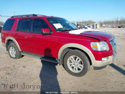 2010 Ford EXPLORER Eddie Bauer, red — VIN 1FMEU7EE3AUA37024, IAAI