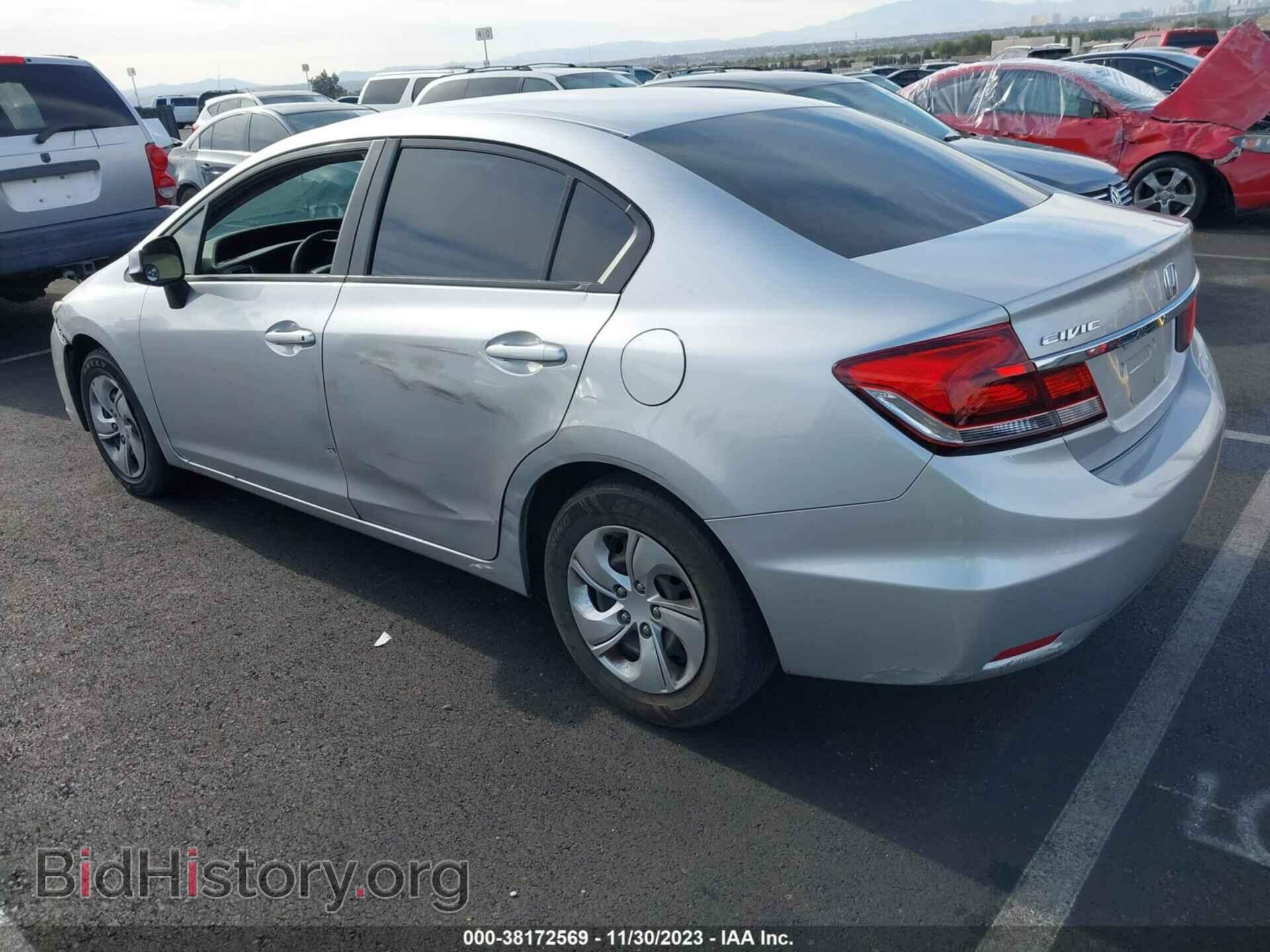 2013 HONDA CIVIC - VIN: 19XFB2F5XDE051764 - Фото 3