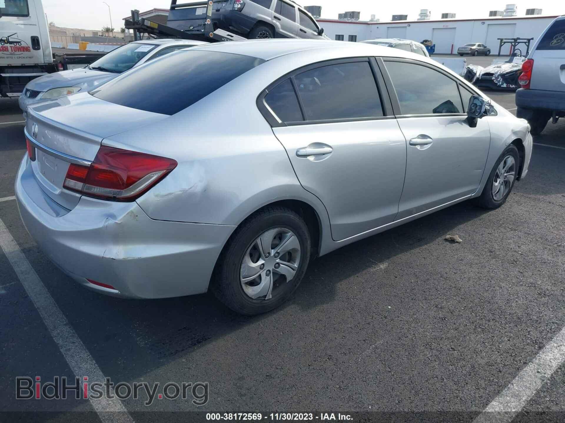 2013 HONDA CIVIC - VIN: 19XFB2F5XDE051764 - Фото 4