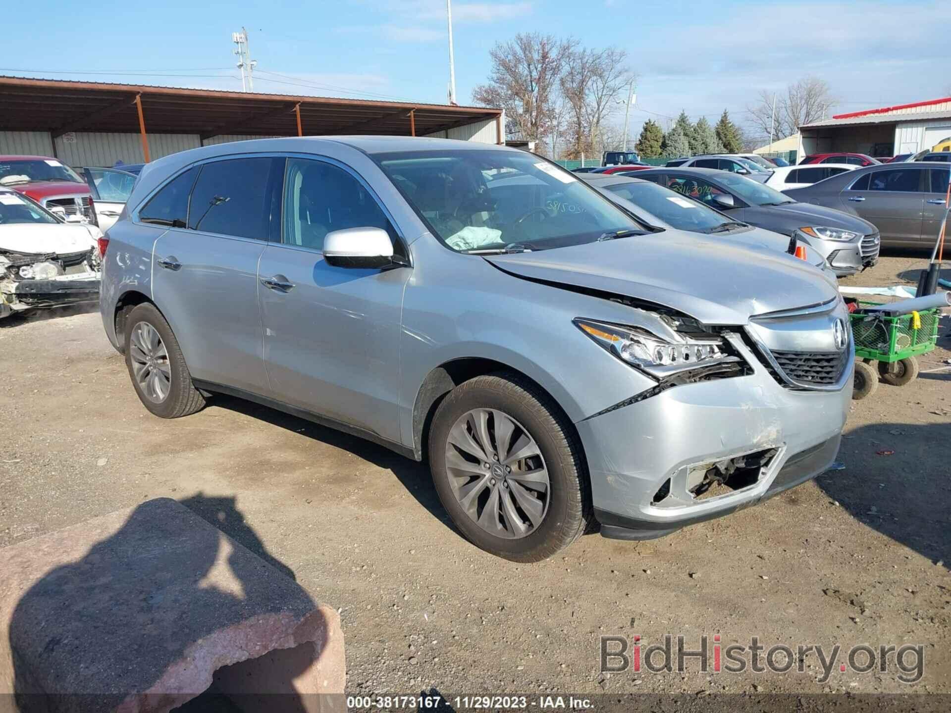 Фотография 5FRYD4H43EB040134 - ACURA MDX 2014