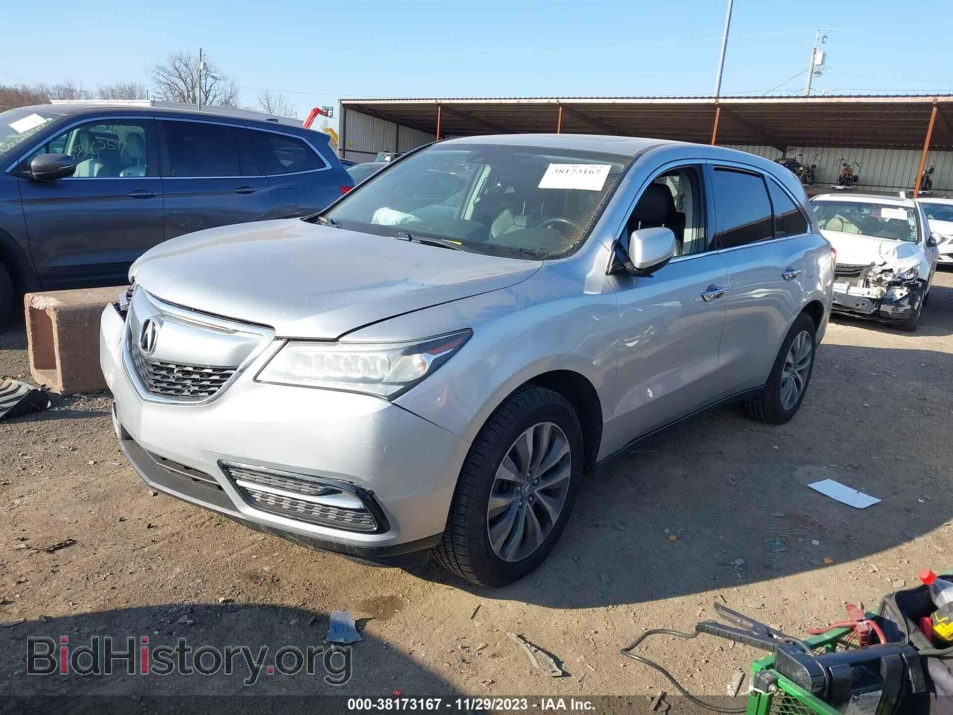 2014 ACURA MDX - VIN: 5FRYD4H43EB040134 - Photo 2