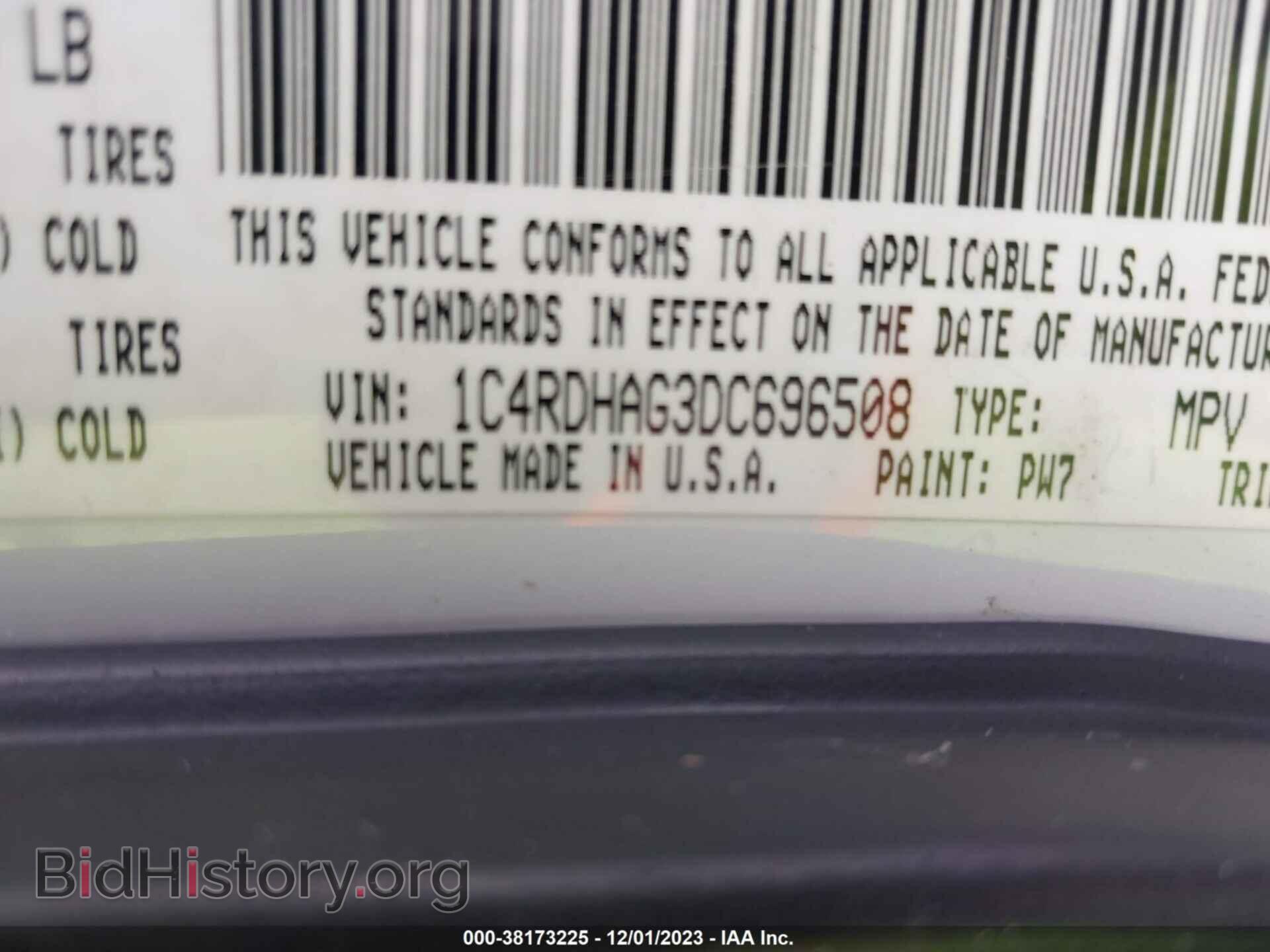 2013 DODGE DURANGO - VIN: 1C4RDHAG3DC696508 - Фото 9