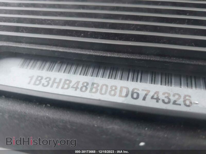 2008 Dodge CALIBER (VIN 1B3HB48B08D674326) — фото 9 из 11