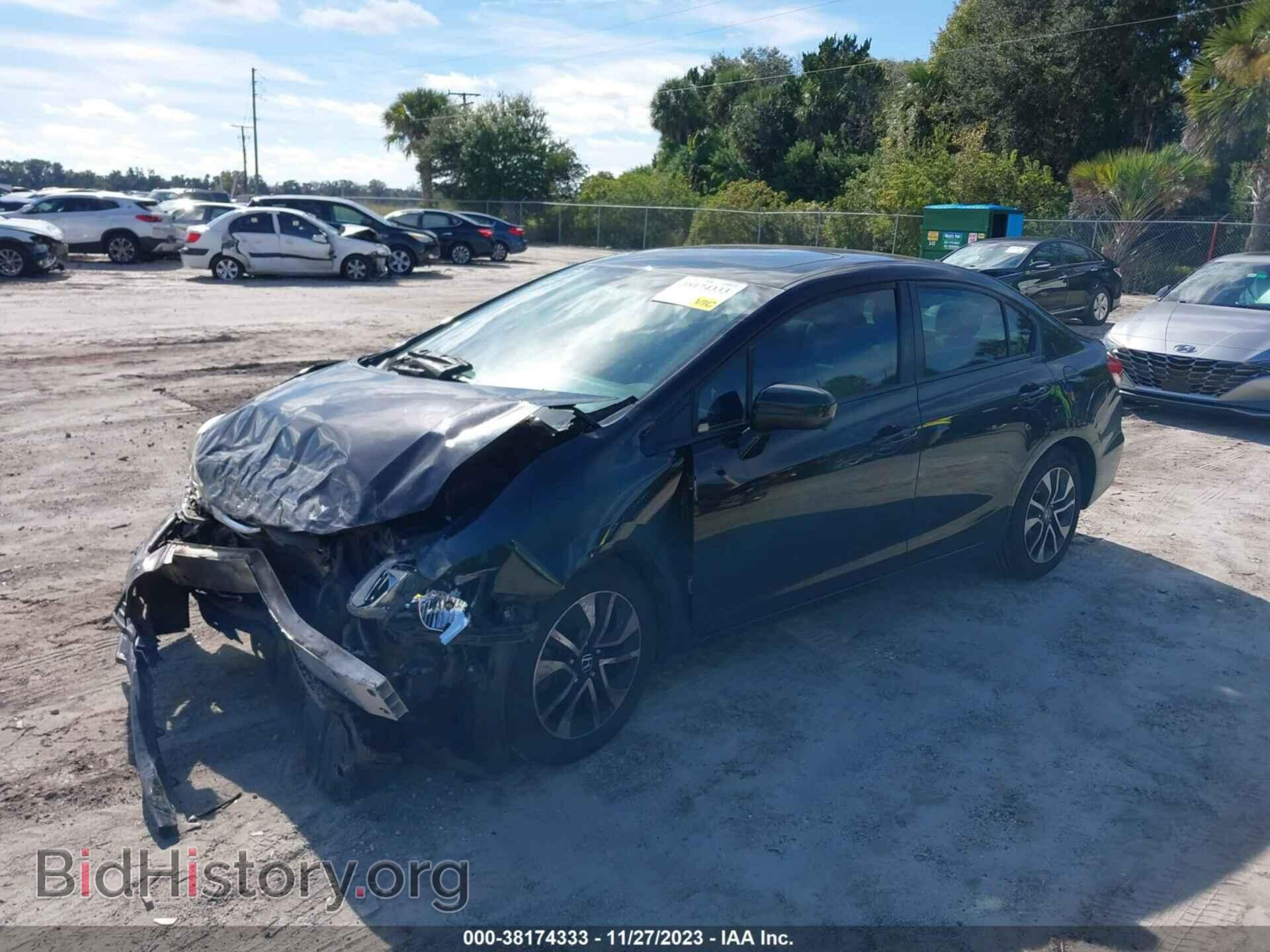 2014 HONDA CIVIC - VIN: 19XFB2F82EE076363 - Фото 2