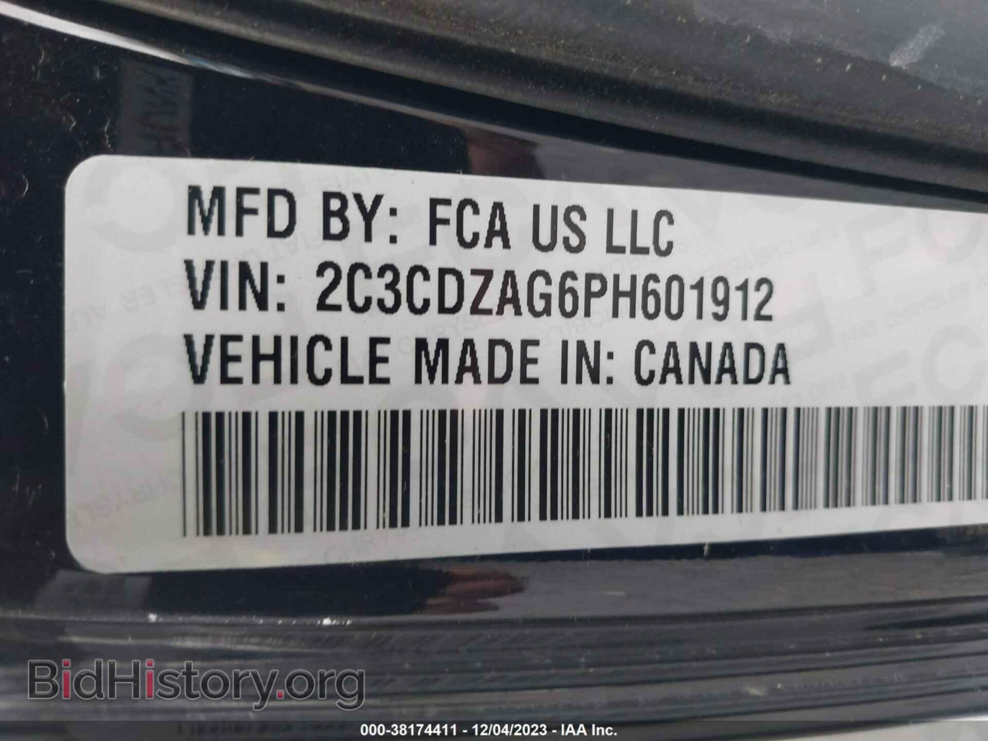 2023 DODGE CHALLENGER - VIN: 2C3CDZAG6PH601912 - Фото 9