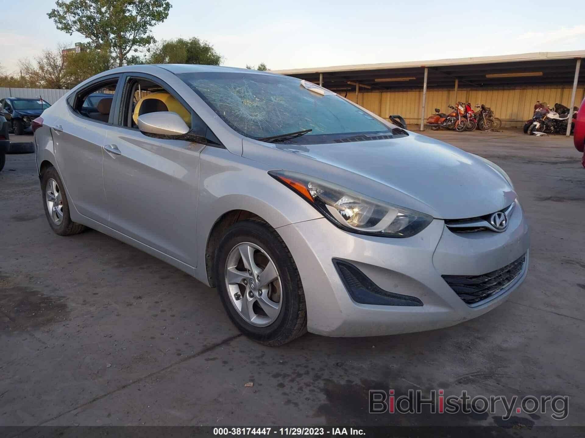 Photo 5NPDH4AE0FH568286 - HYUNDAI ELANTRA 2015