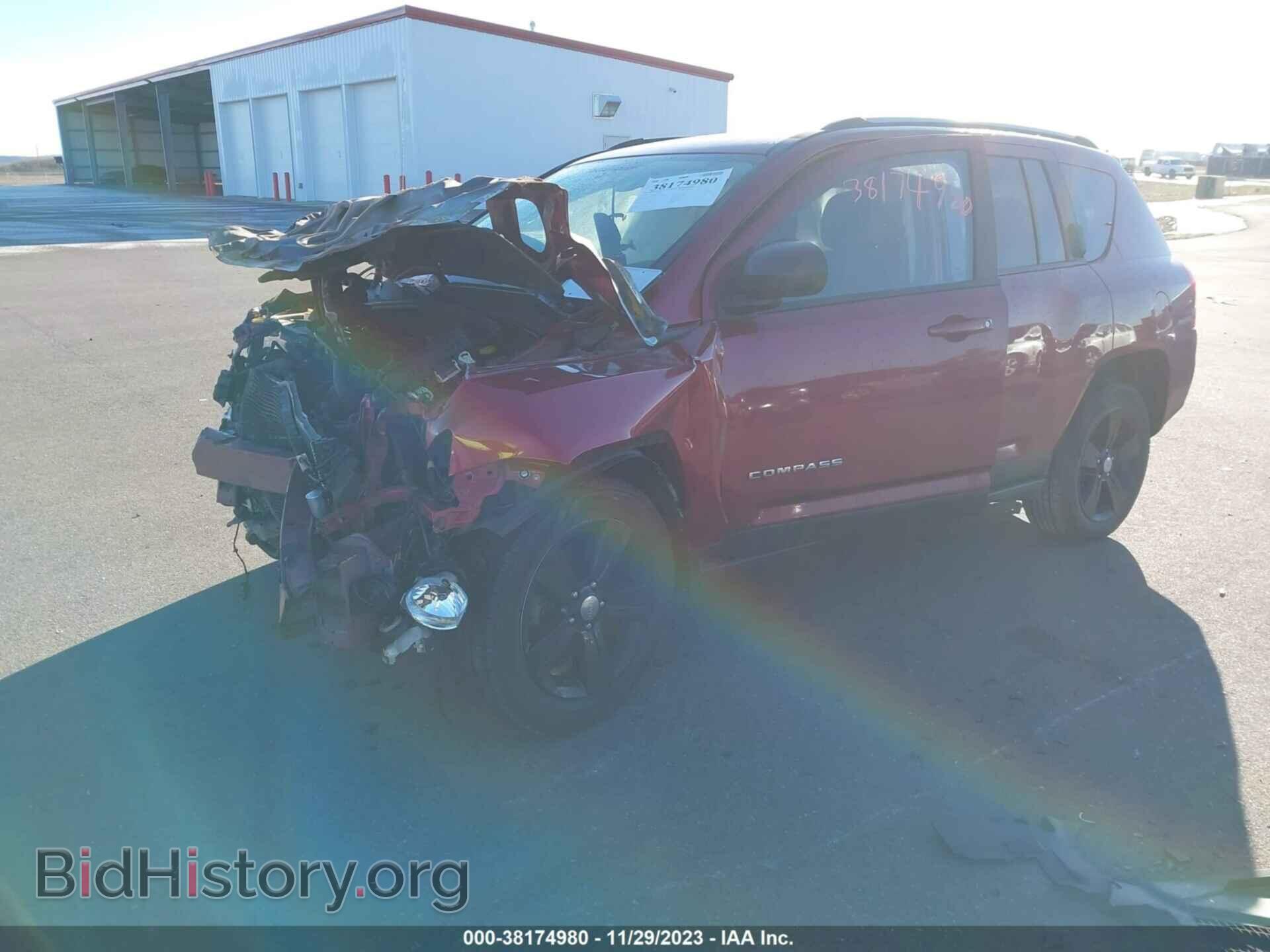 2017 JEEP COMPASS - VIN: 1C4NJDBB5HD142454 - Фото 2